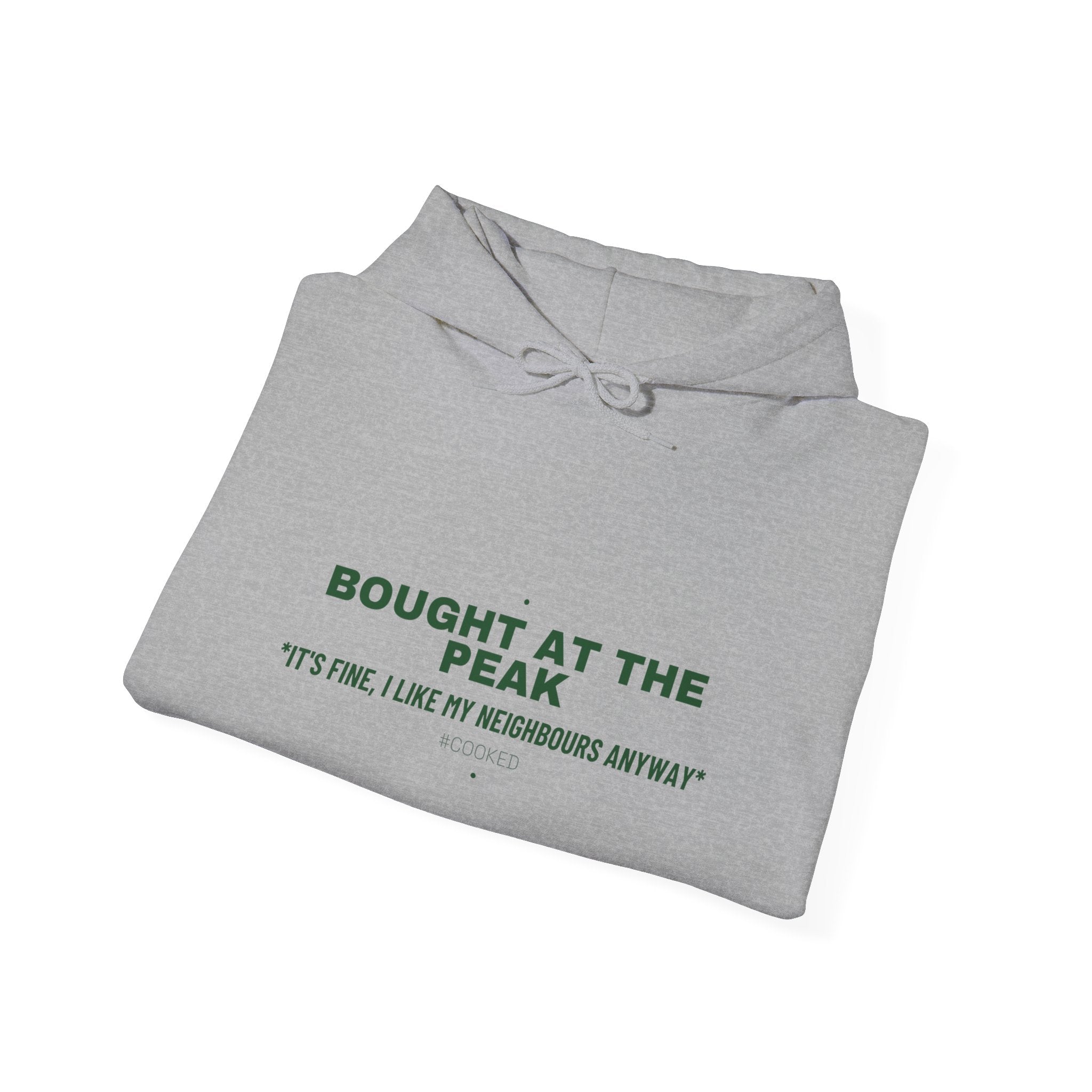 Bought At The Peak - Trendy Teez Funny Hoodie mockup