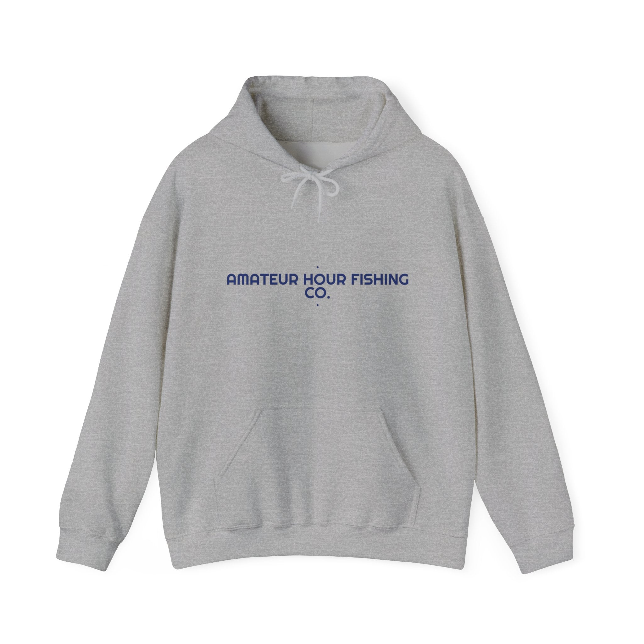 Amateur Hour Fishing Co. - Trendy Teez Funny Hoodie mockup