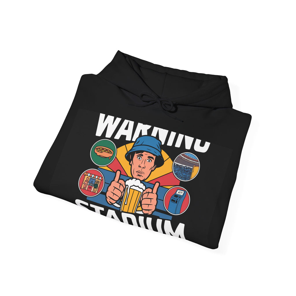 Stadium Survival Guide - Trendy Teez Funny Hoodie mockup