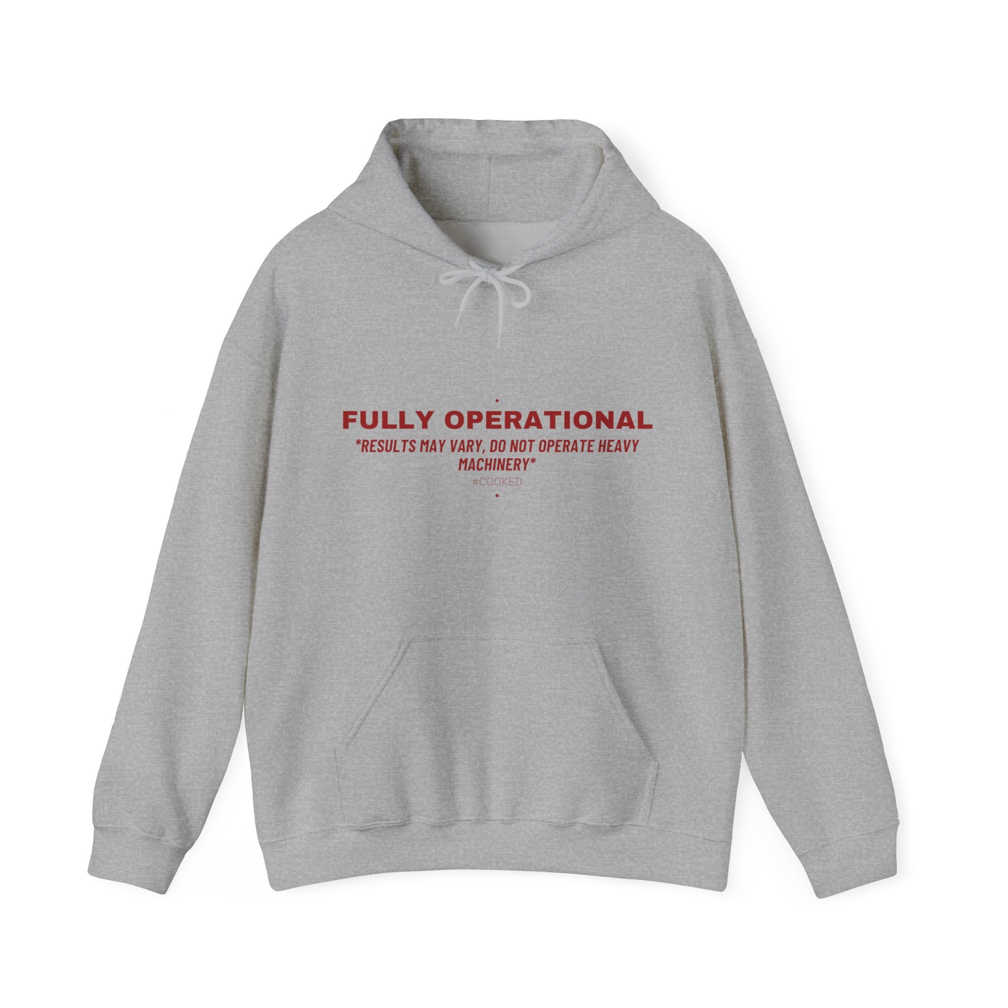 Fully Operational - Trendy Teez Funny Hoodie mockup
