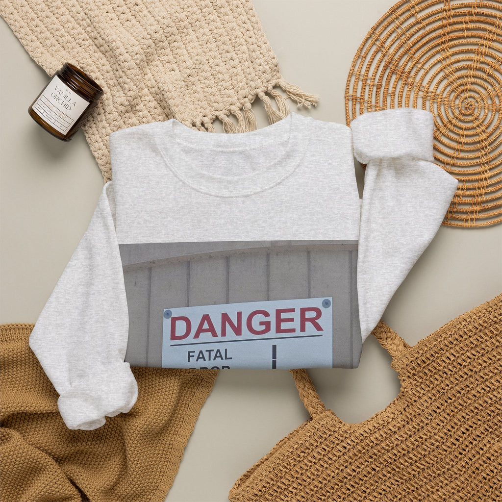 A Sign In A Plaza Near My House. This Wall Back... — Hard Crewneck