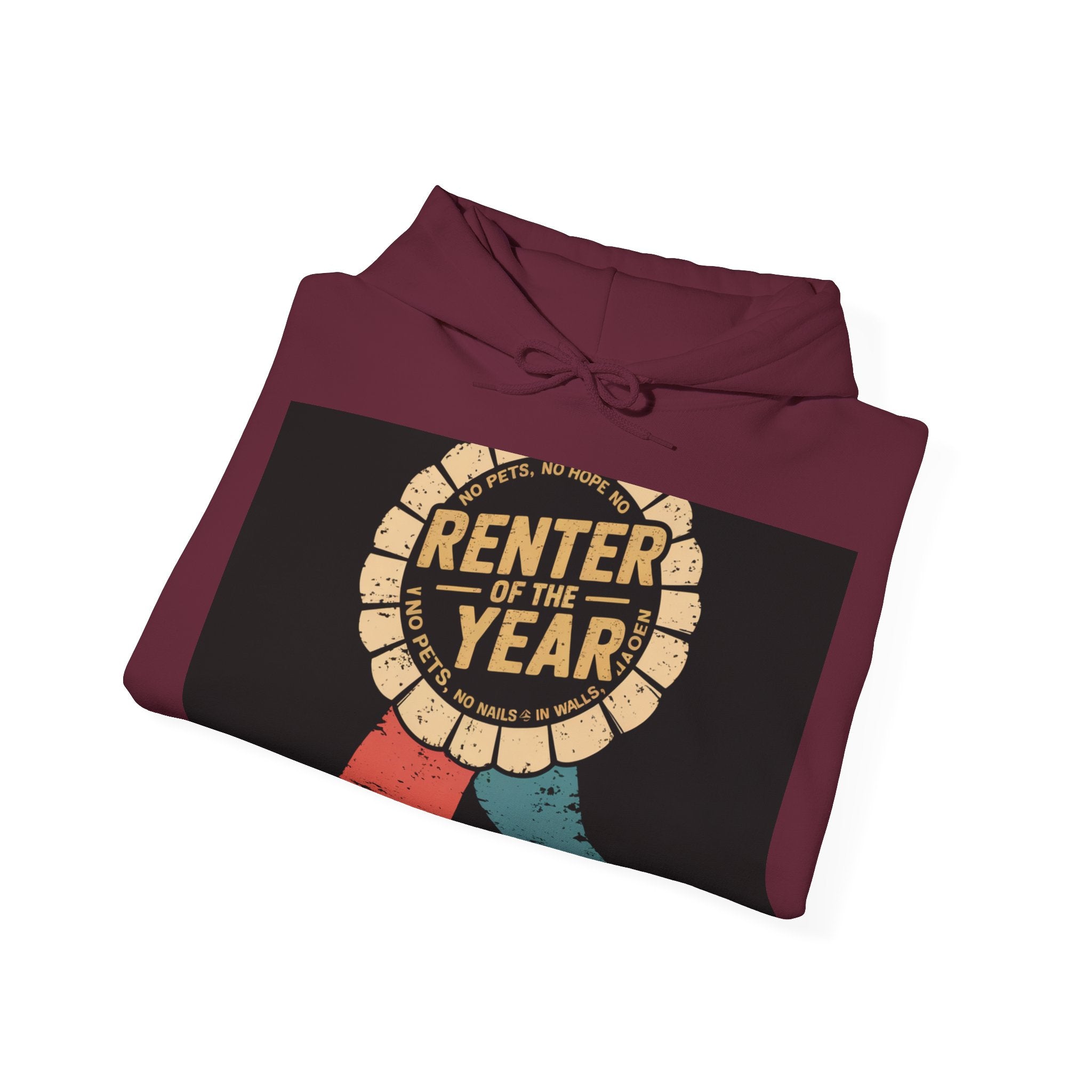Renter Of The Year - Trendy Teez Funny Hoodie mockup