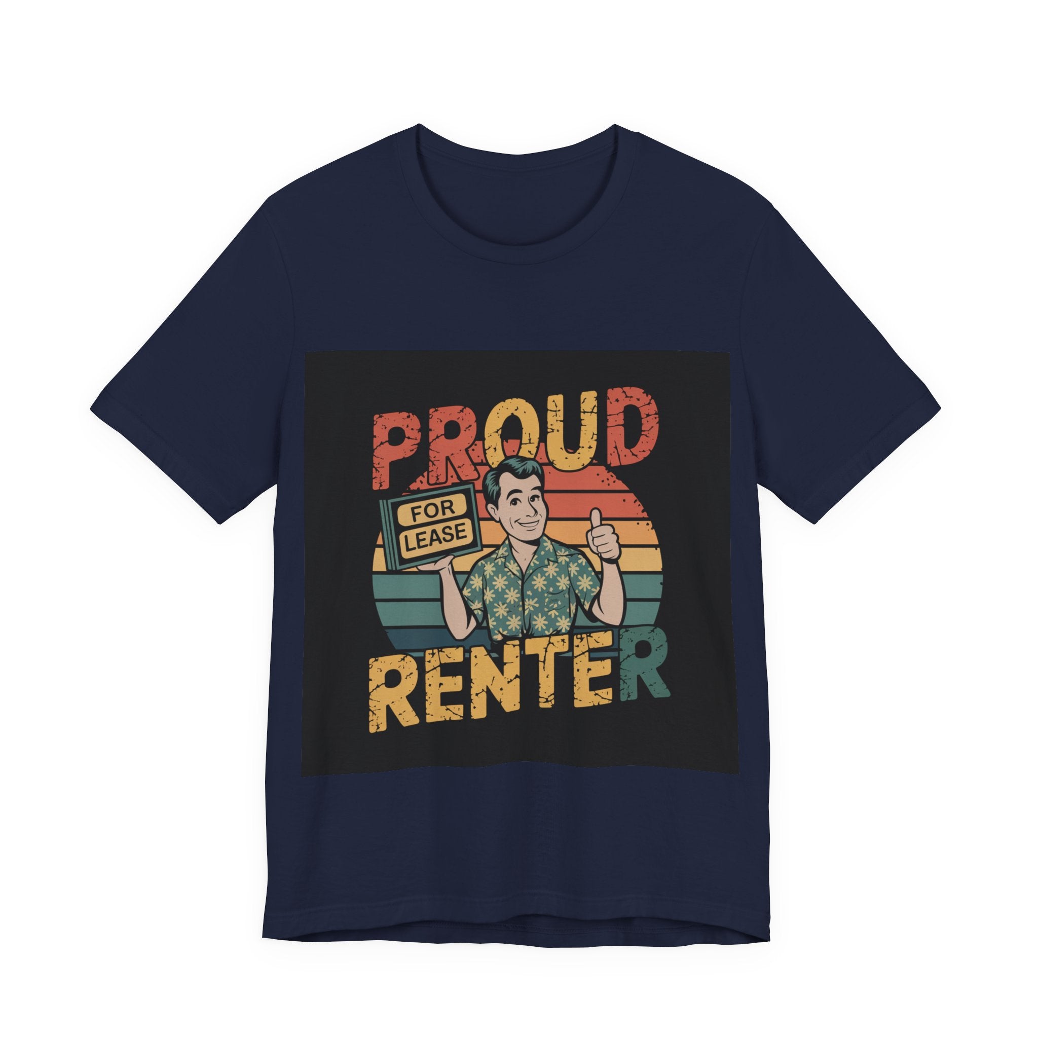 Proud Renter - Trendy Teez Funny Tee mockup