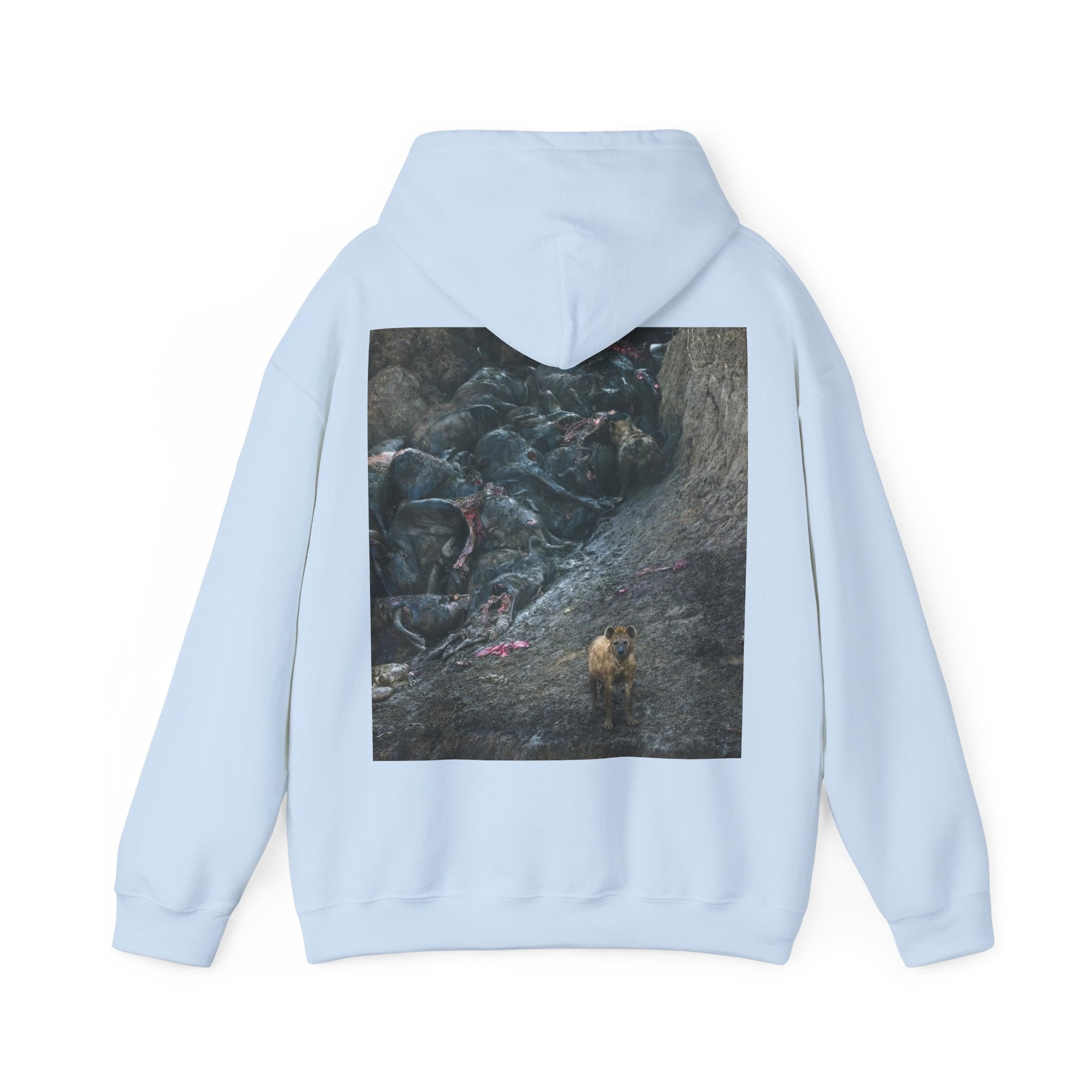 Feast / In The Surge To Cross The Mara River Th... — Hard Hoodie (Back Print)