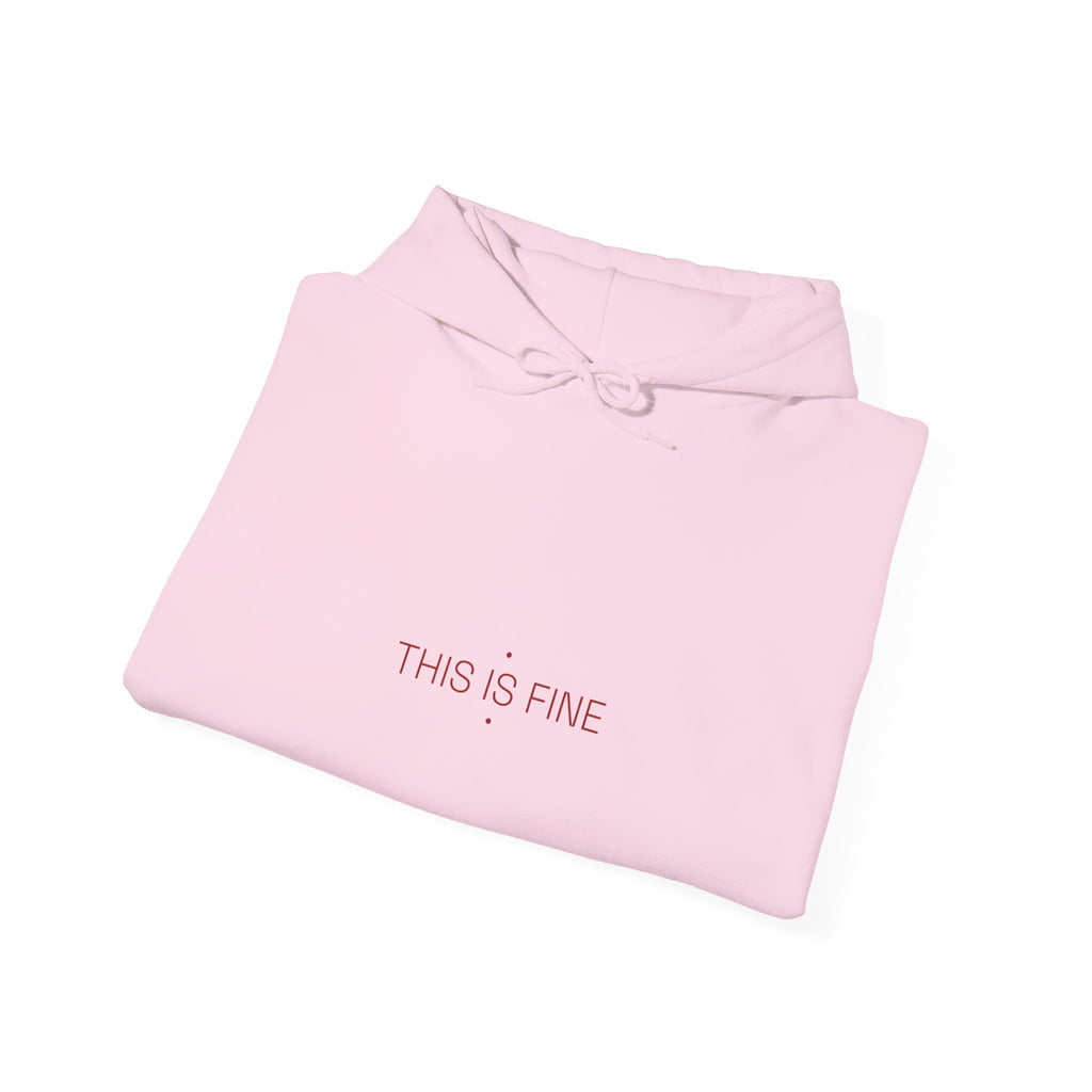 This Is Fine - Trendy Teez Funny Hoodie mockup