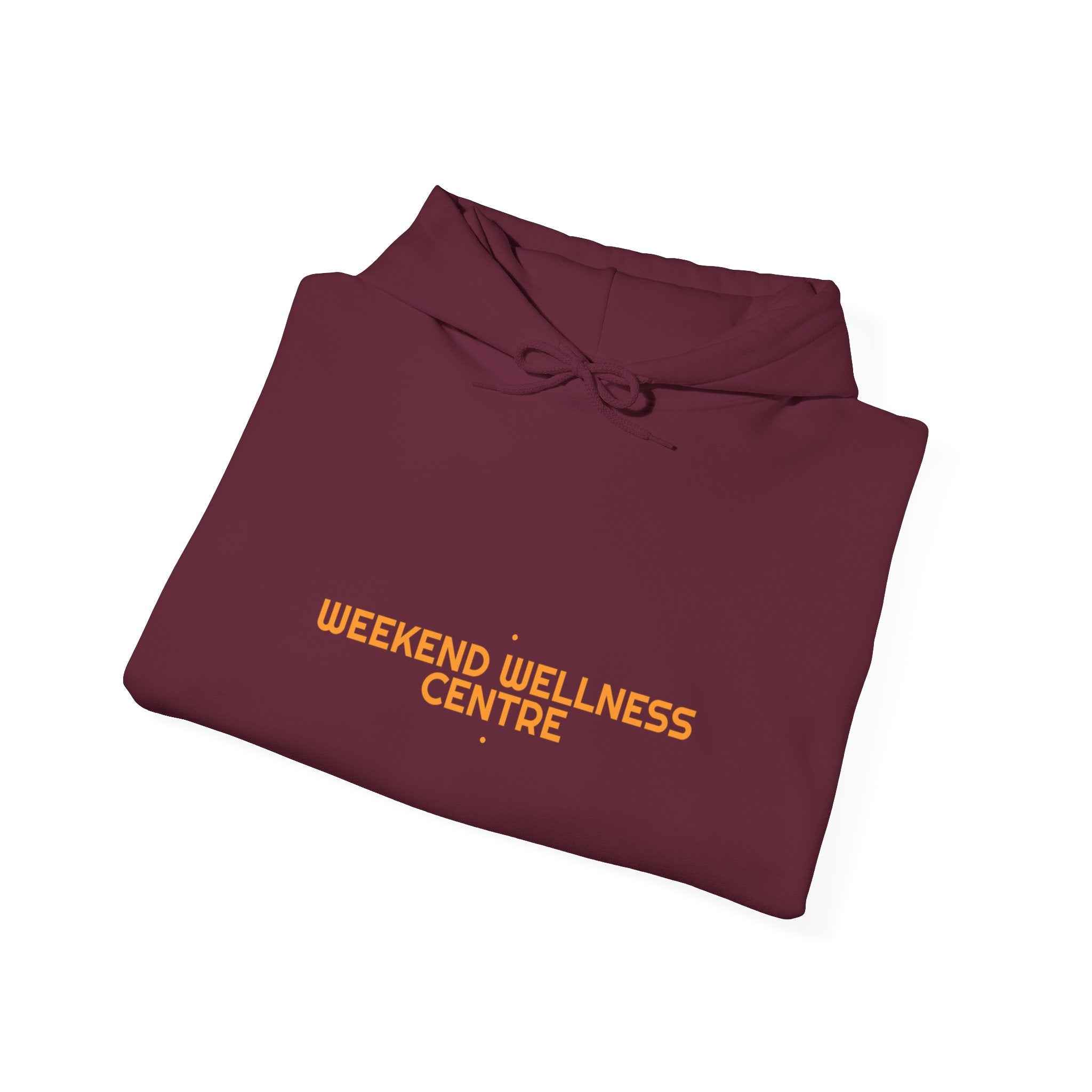 Weekend Wellness Centre - Trendy Teez Funny Hoodie mockup