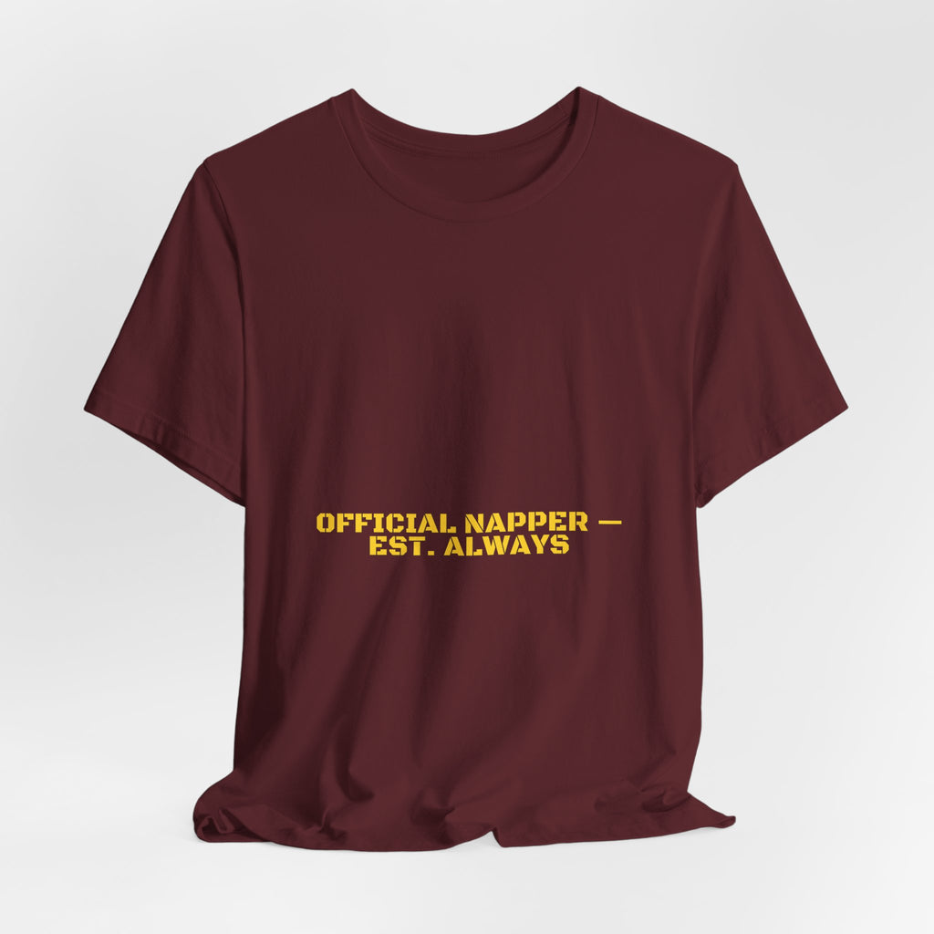 Official Napper - Trendy Teez Funny Tee mockup