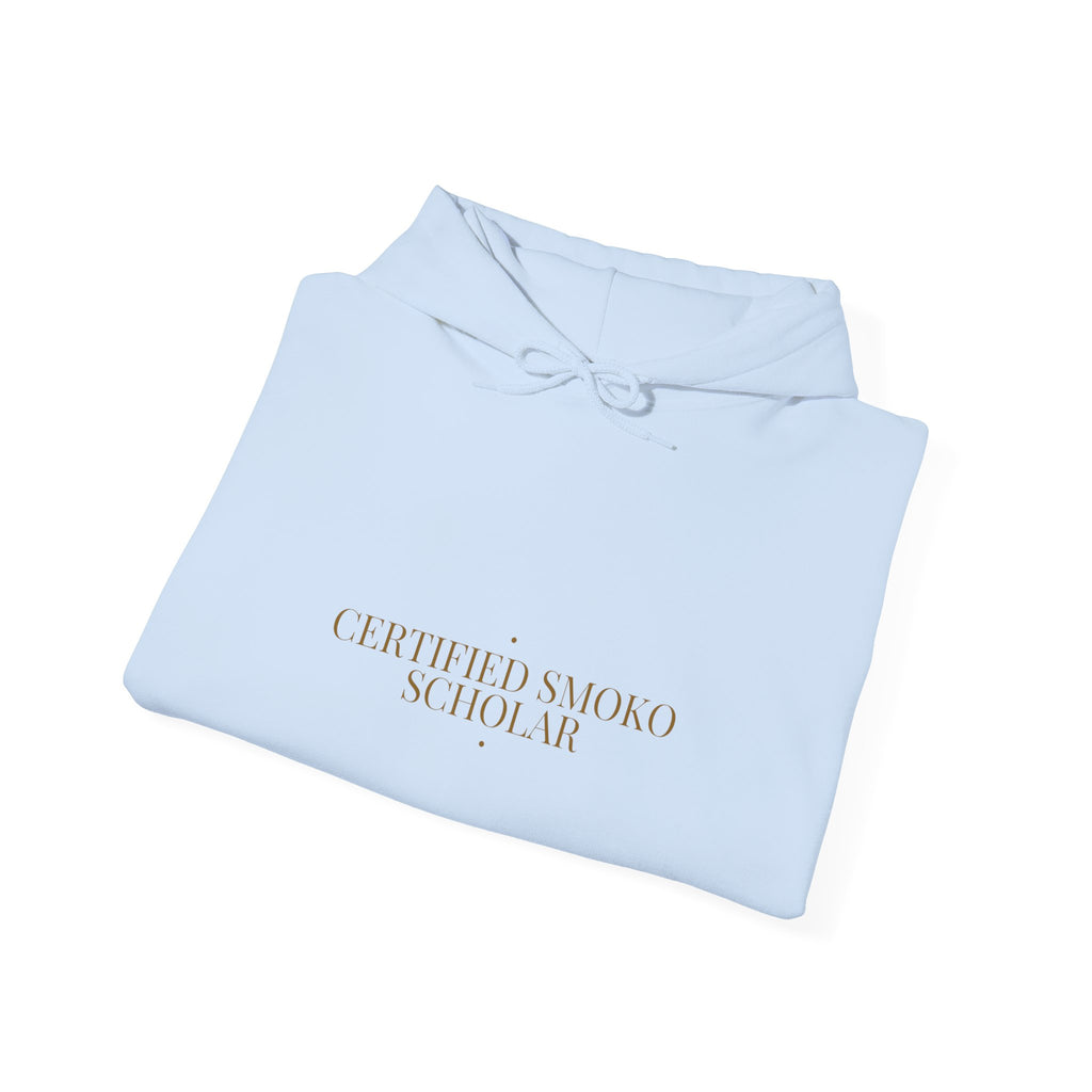 Certified Smoko Scholar - Trendy Teez Funny Hoodie mockup