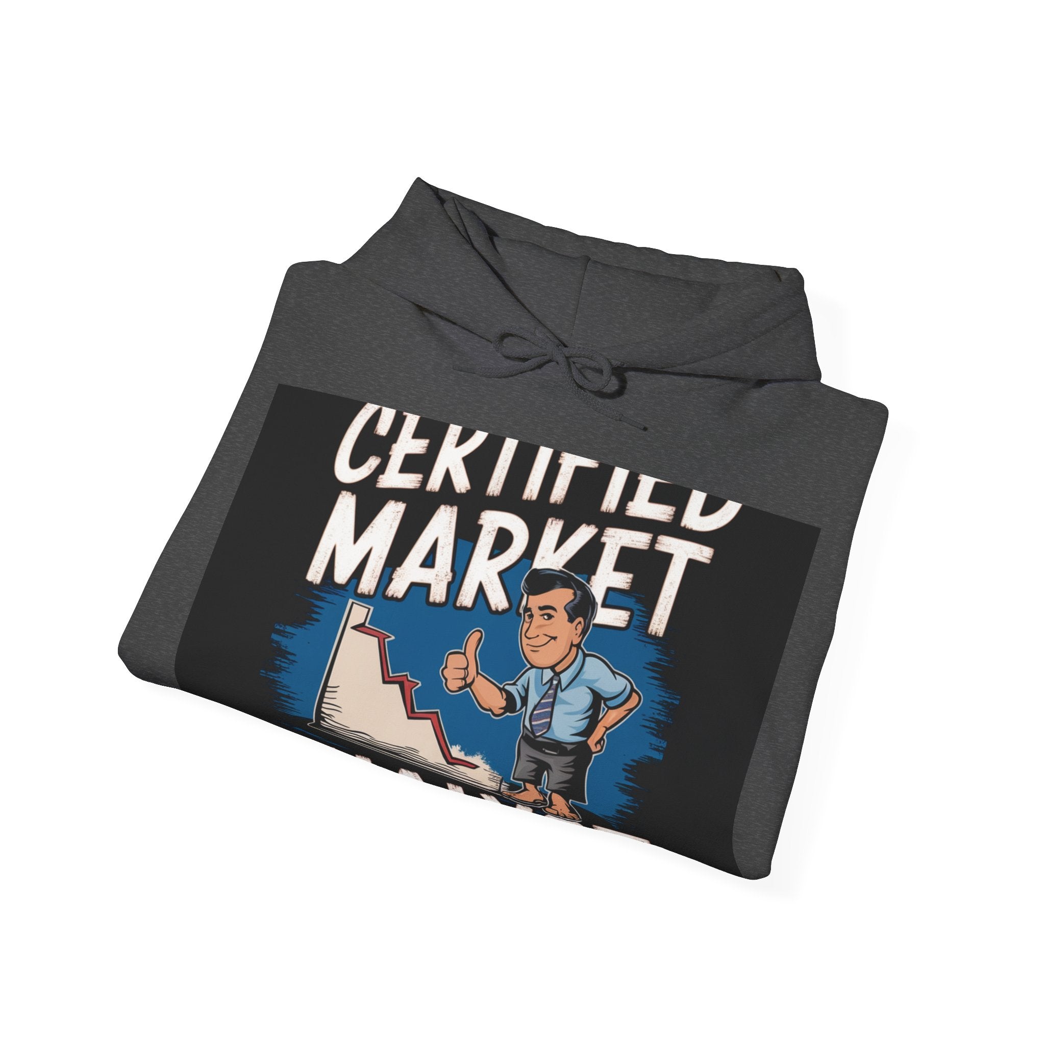 Certified Market Analyst - Trendy Teez Funny Hoodie mockup