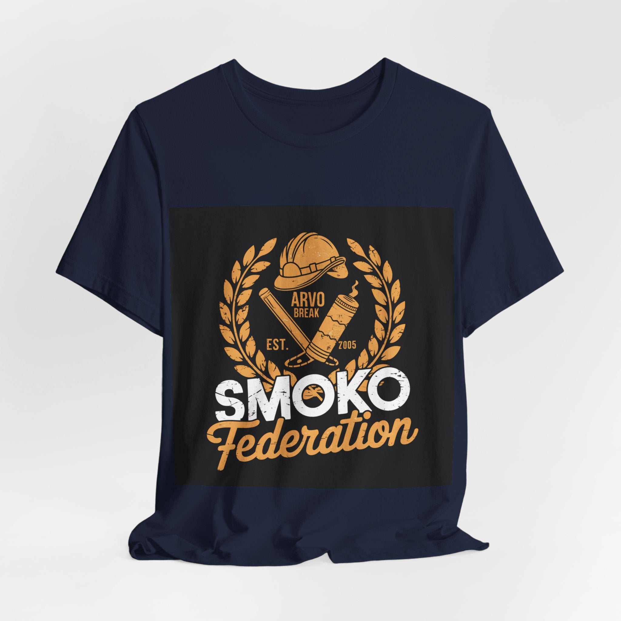 Smoko Federation - Trendy Teez Funny Tee mockup