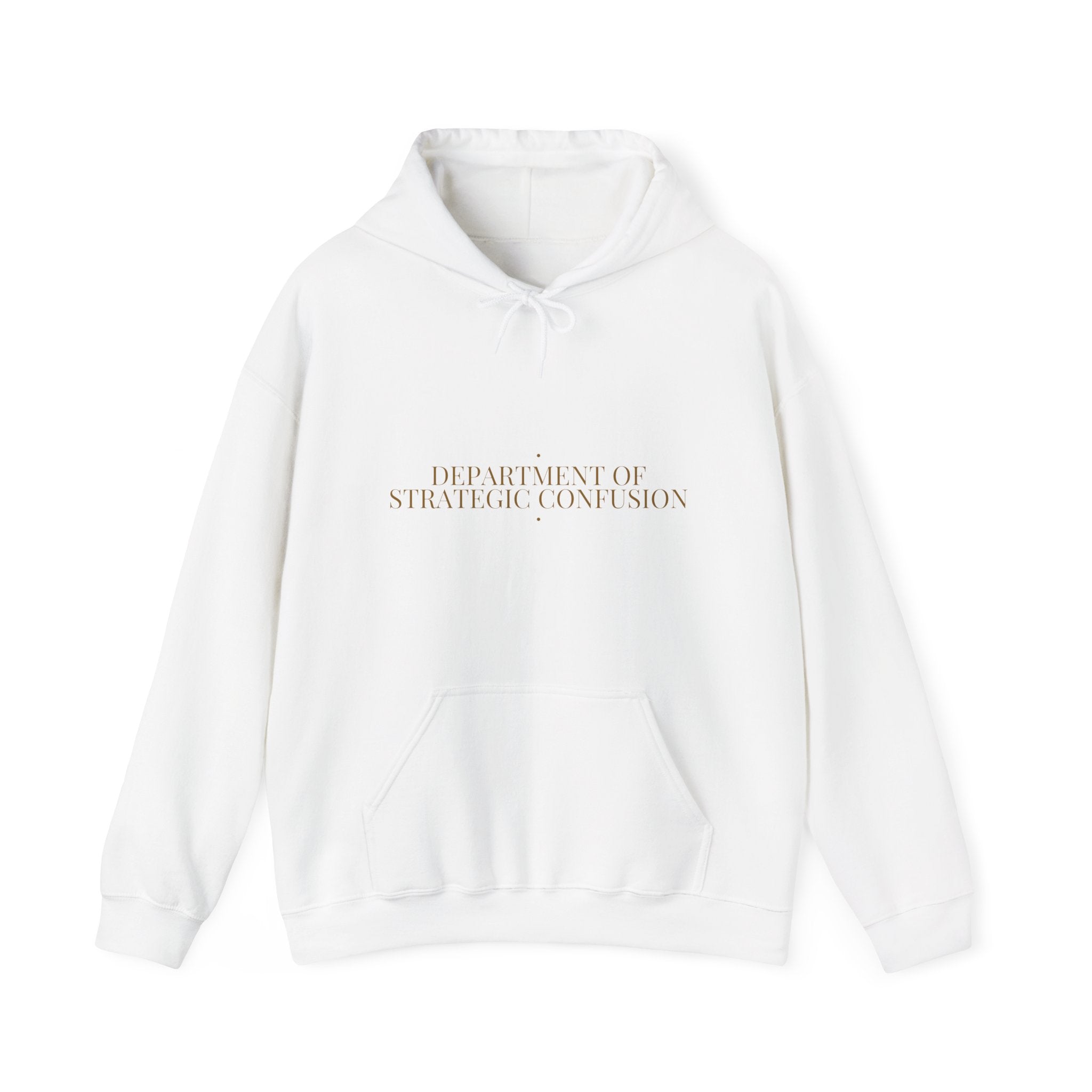 Department Of Strategic Confusion - Trendy Teez Funny Hoodie mockup