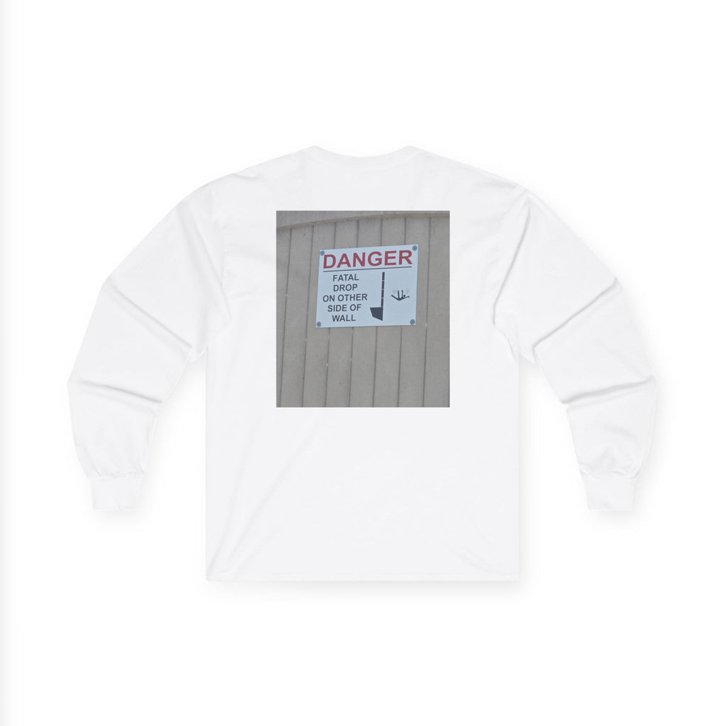 A Sign In A Plaza Near My House. This Wall Back... — Hard Long Sleeve (Back Print)
