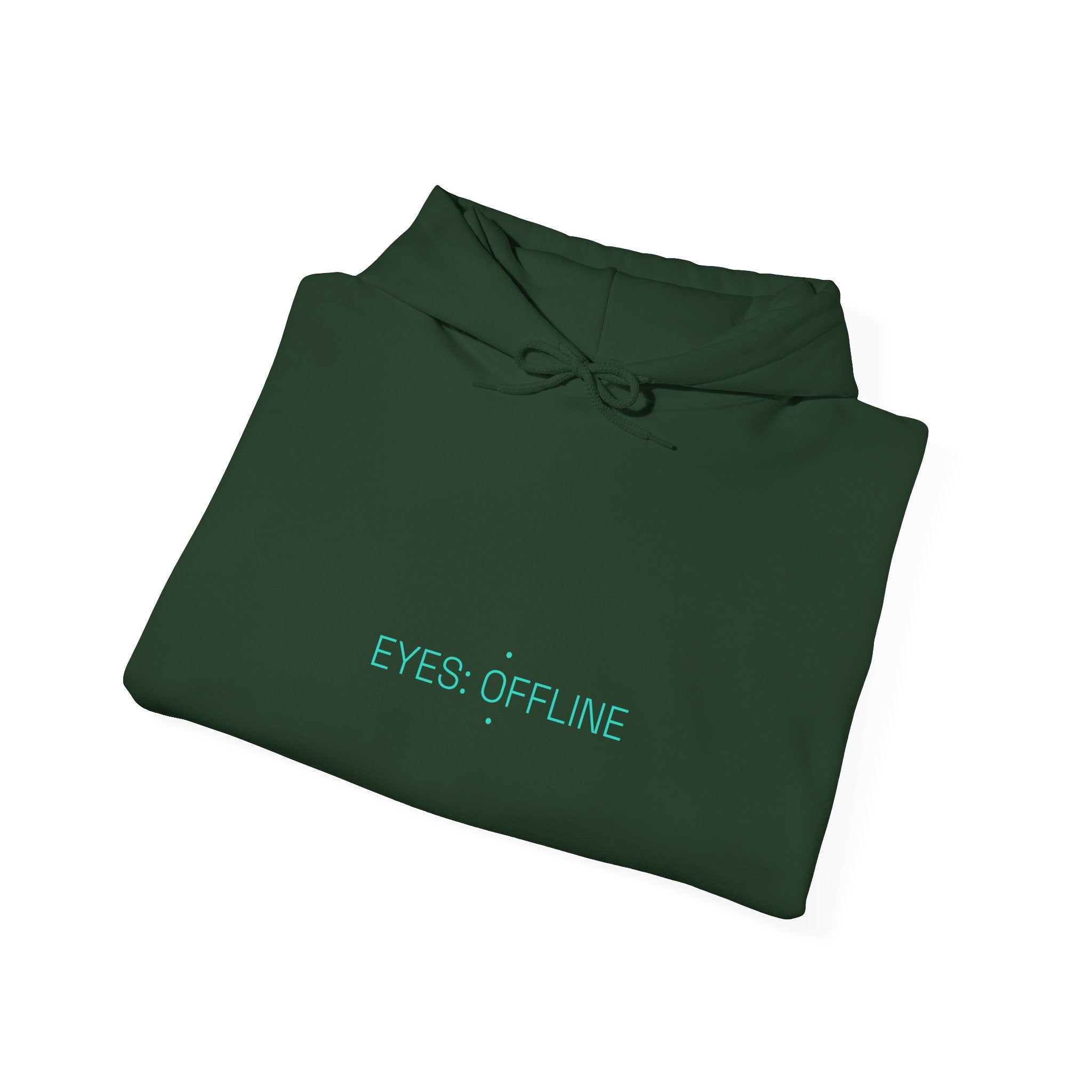 Eyes: Offline - Trendy Teez Funny Hoodie mockup