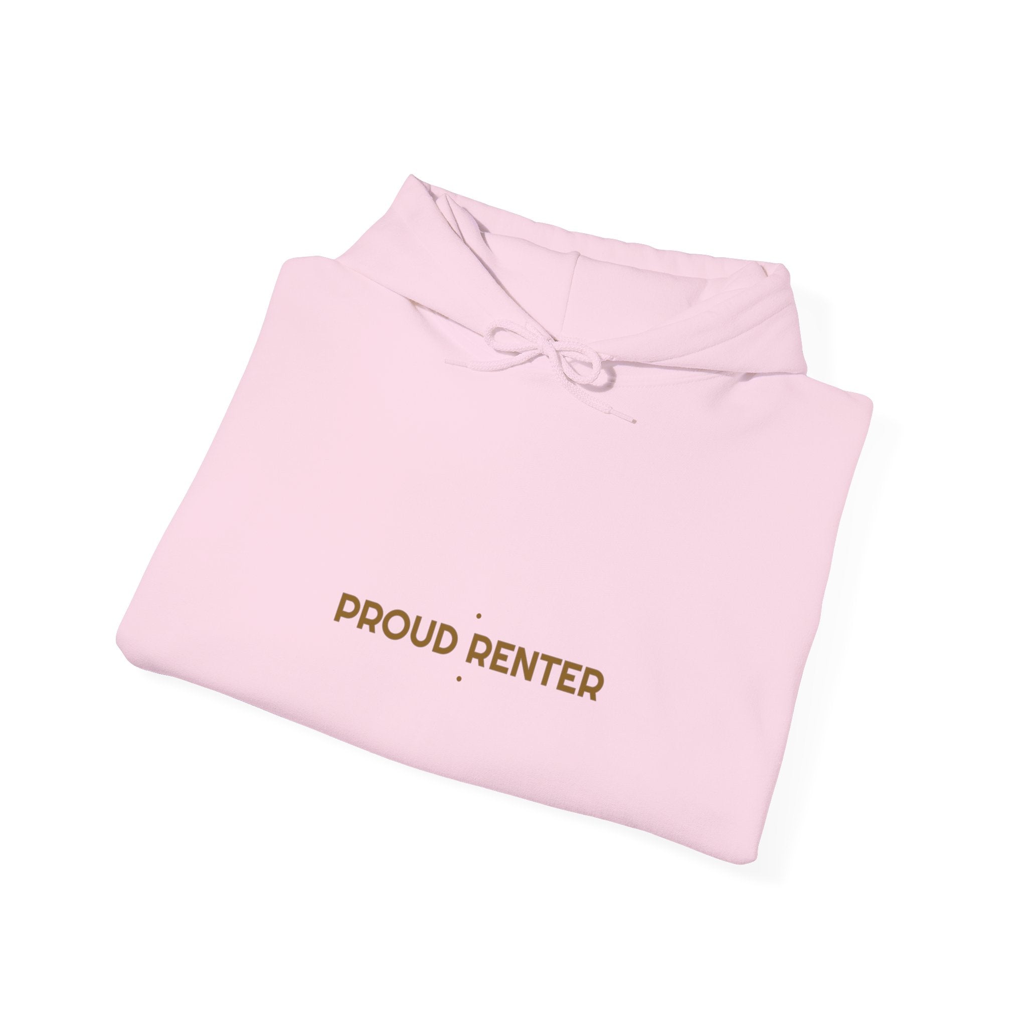 Proud Renter - Trendy Teez Funny Hoodie mockup