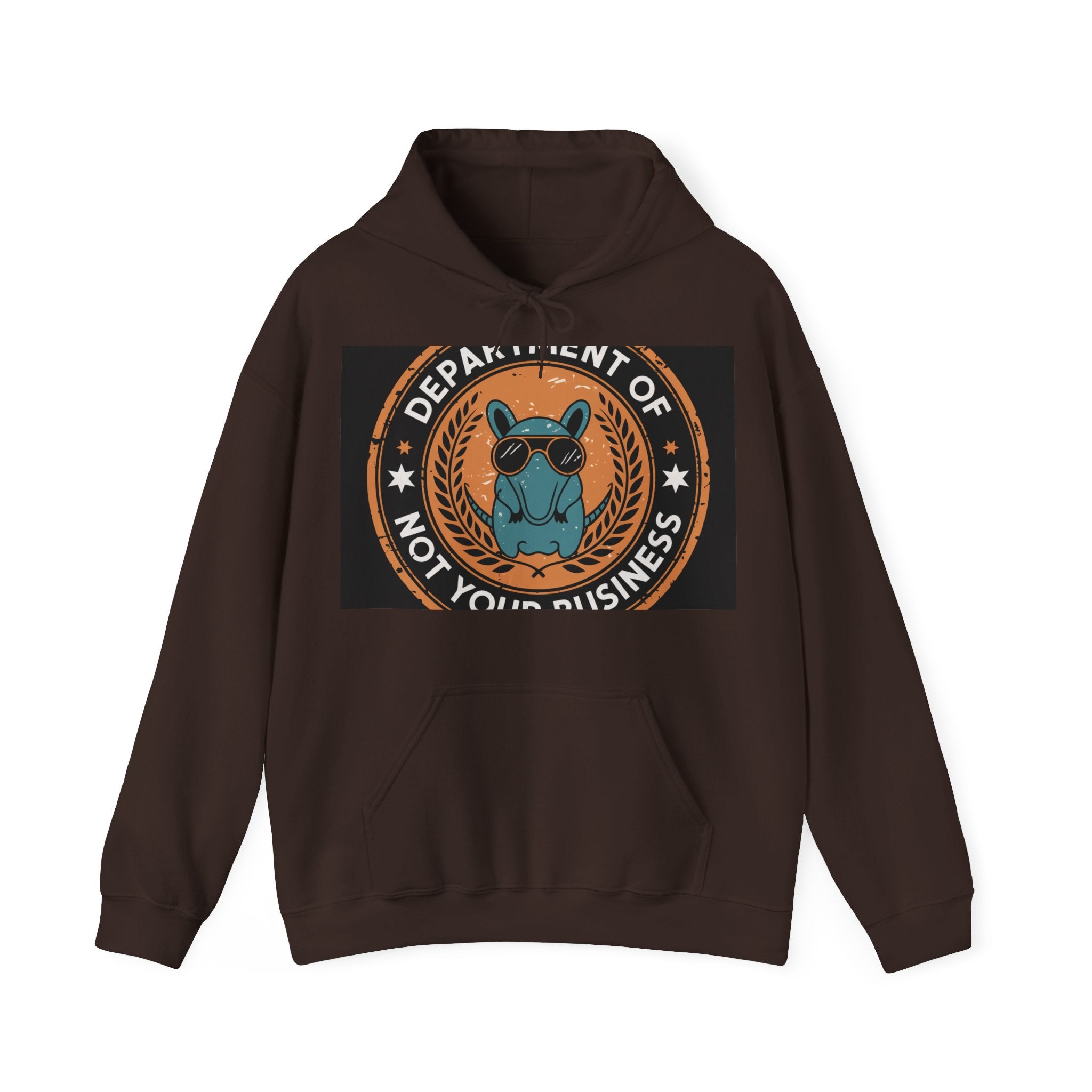 Department Of Not Your Business - Trendy Teez Funny Hoodie mockup