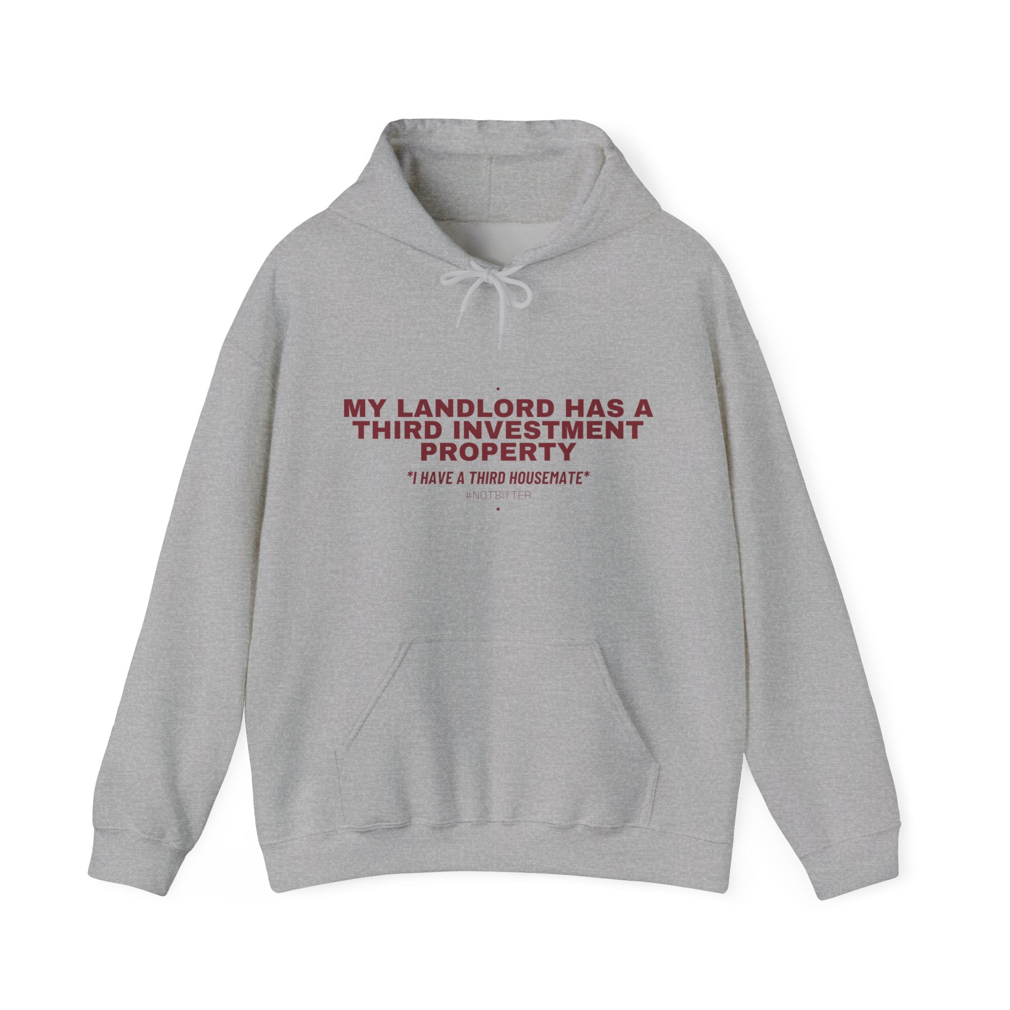 My Landlord Has A Third Investment Property - Trendy Teez Funny Hoodie mockup