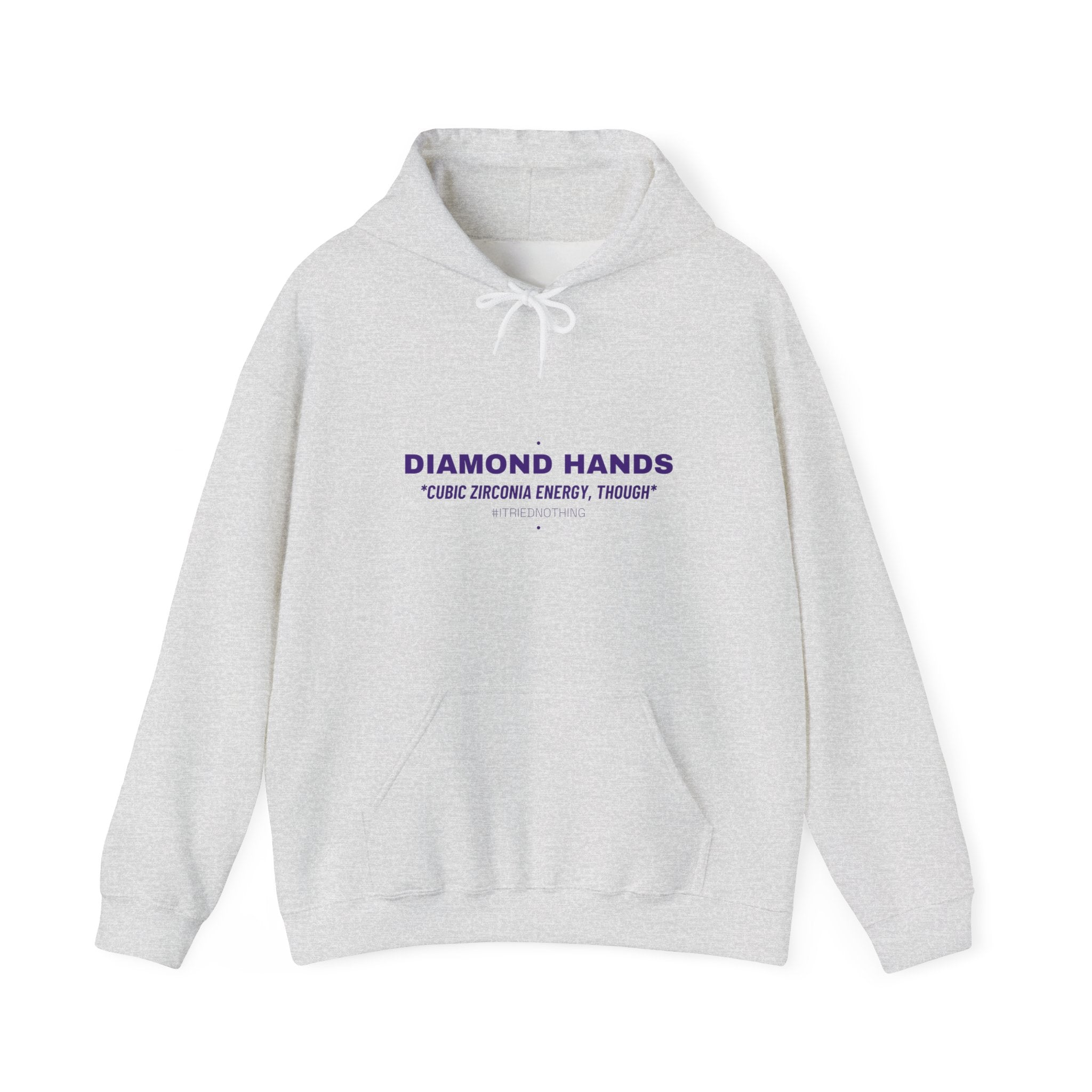 Diamond Hands - Trendy Teez Funny Hoodie mockup
