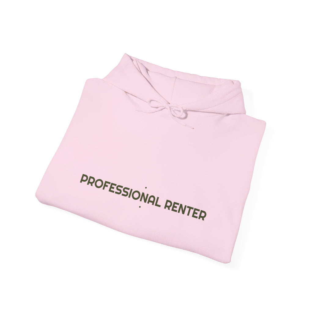 Professional Renter - Trendy Teez Funny Hoodie mockup