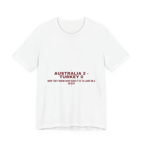 Australia 2 - Turkey 0 - Trendy Teez Funny Tee mockup
