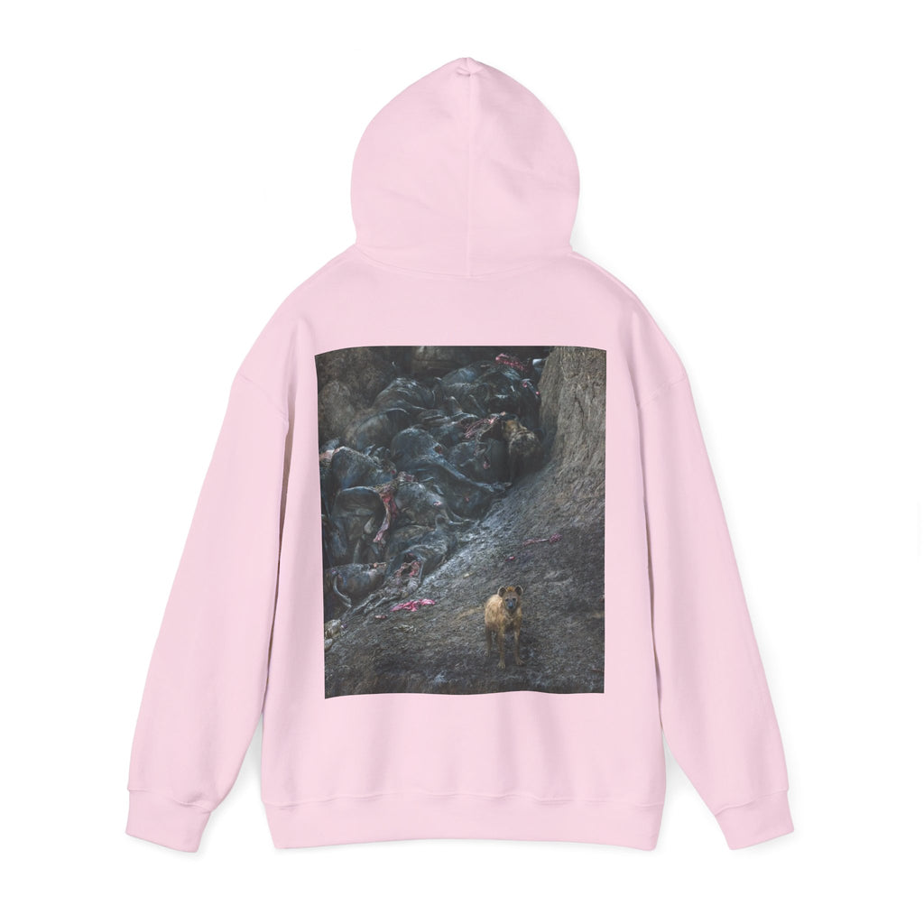Feast / In The Surge To Cross The Mara River Th... — Hard Hoodie (Back Print)
