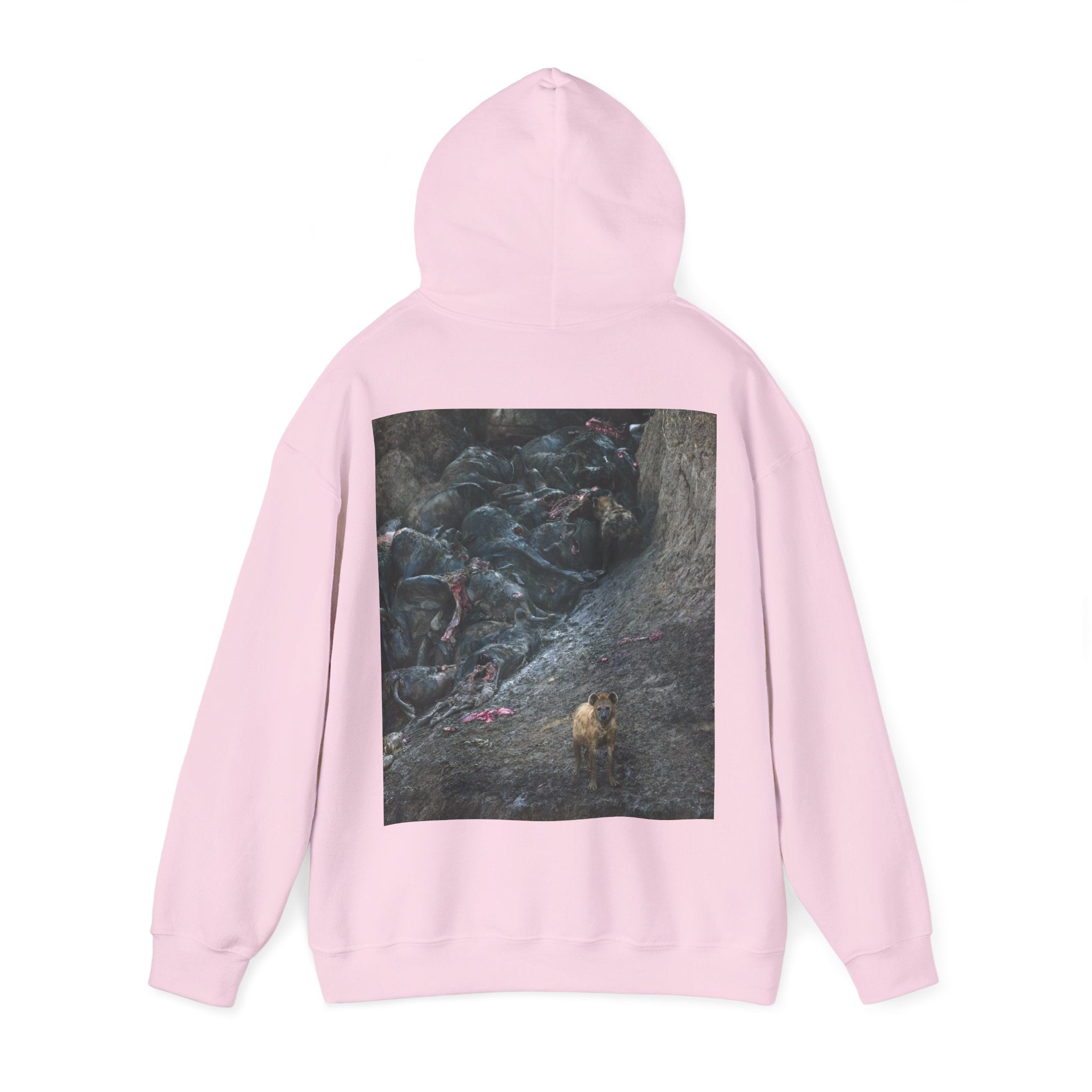 Feast / In The Surge To Cross The Mara River Th... — Hard Hoodie (Back Print)