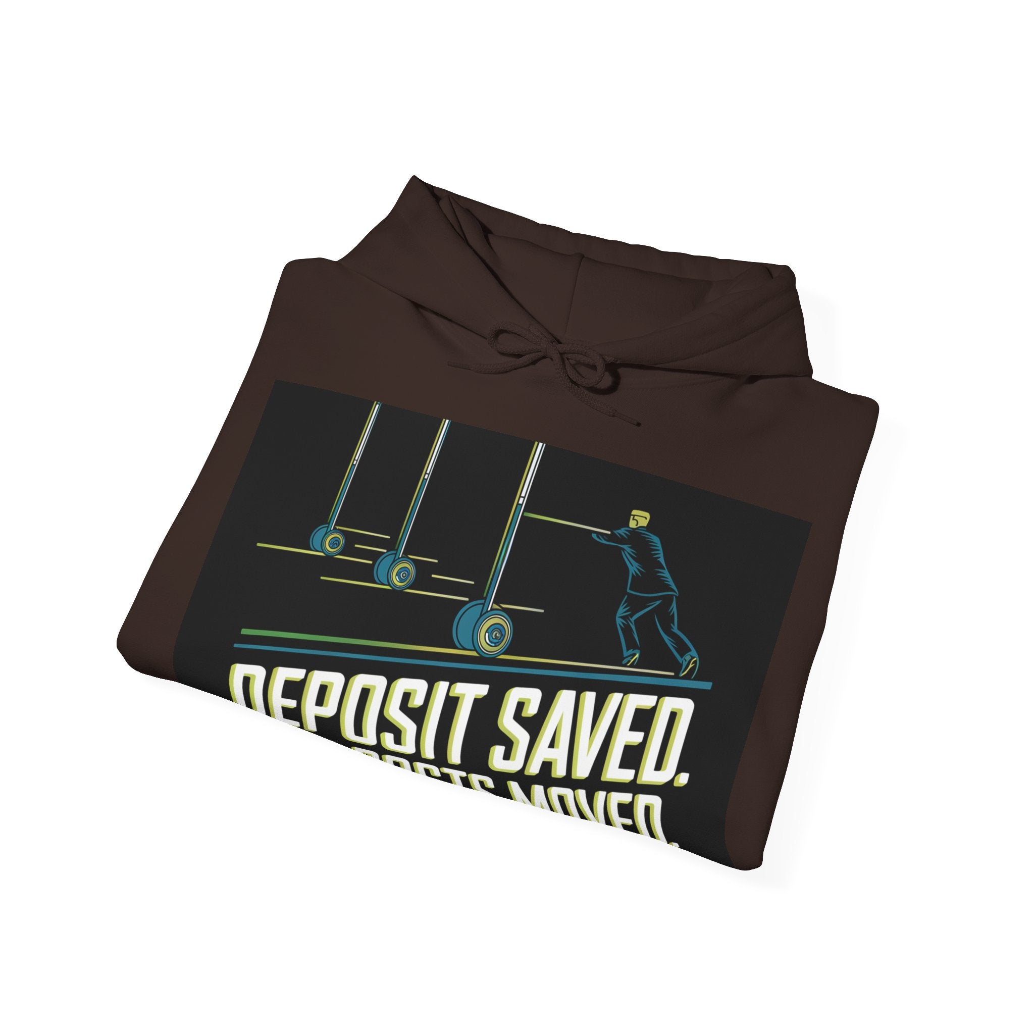 Deposit Saved. Goalposts Moved. - Trendy Teez Funny Hoodie mockup