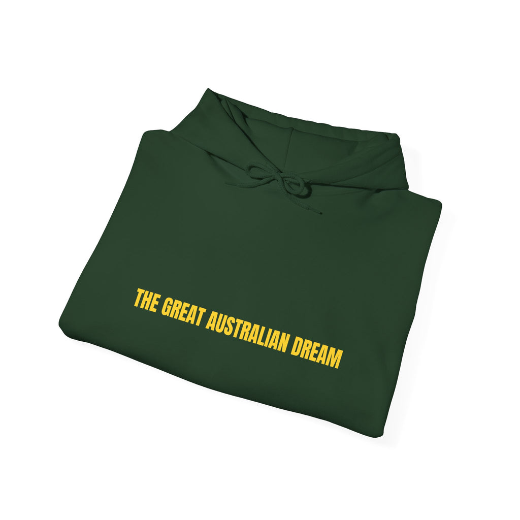 The Great Australian Dream - Trendy Teez Funny Hoodie mockup