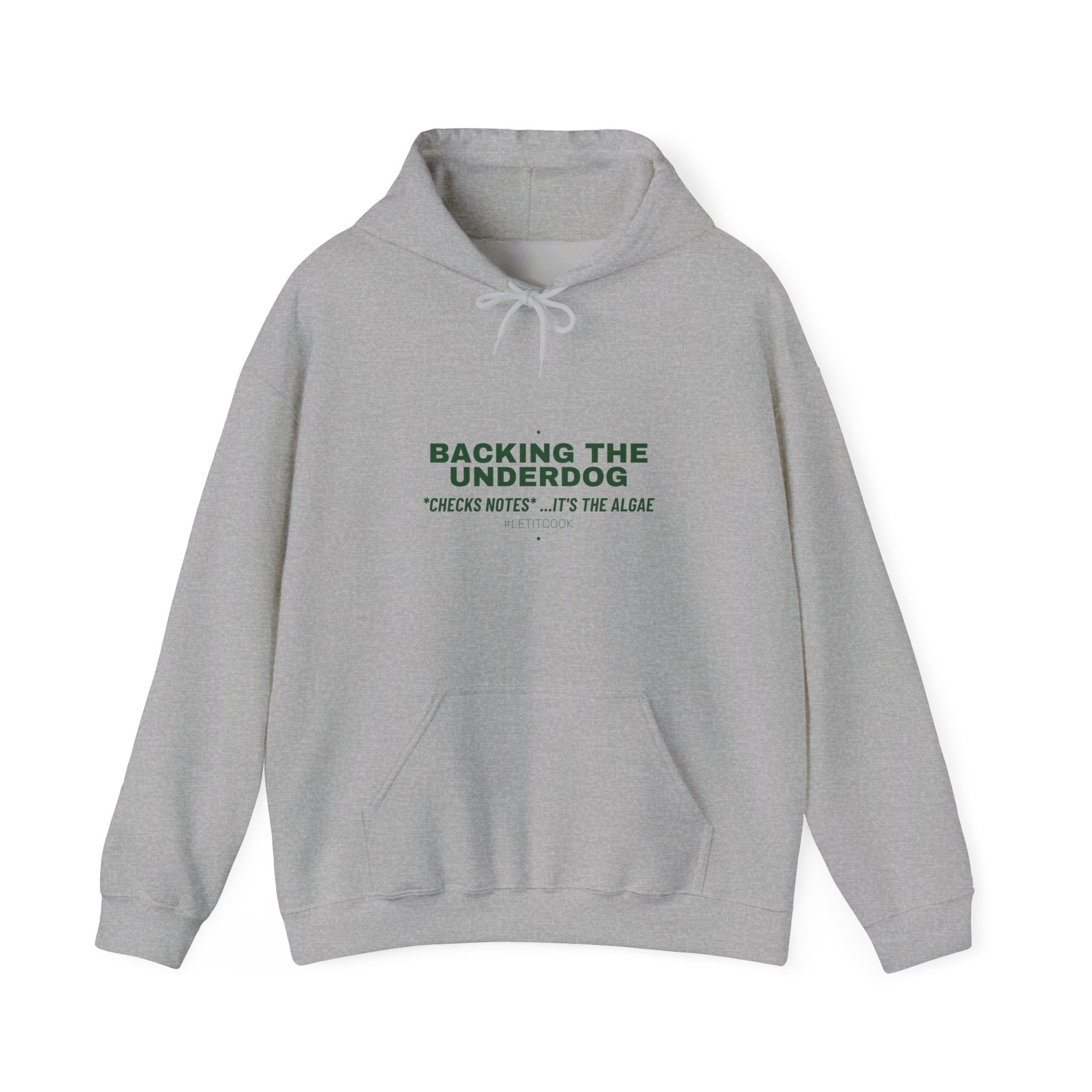Backing The Underdog - Trendy Teez Funny Hoodie mockup