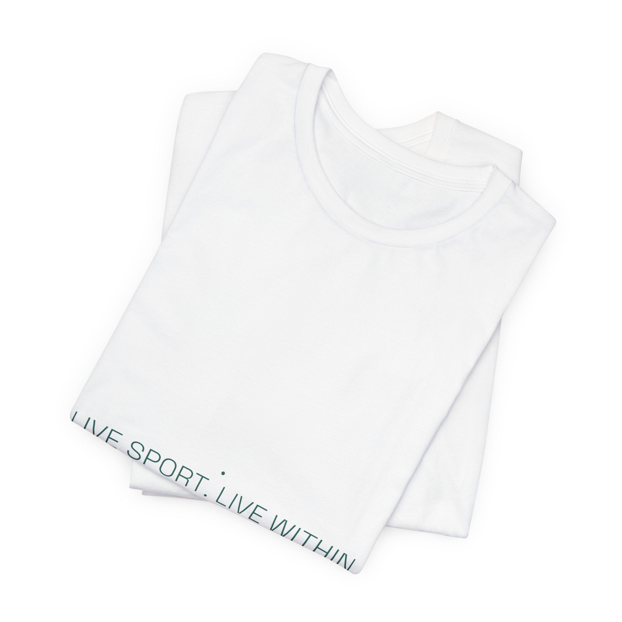 Live Sport. Live Within Your Means. - Trendy Teez Funny Tee mockup