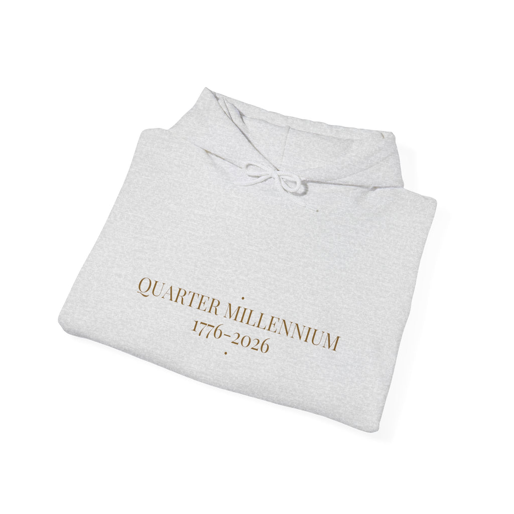 Quarter Millennium 1776-2026 - Trendy Teez Funny Hoodie mockup