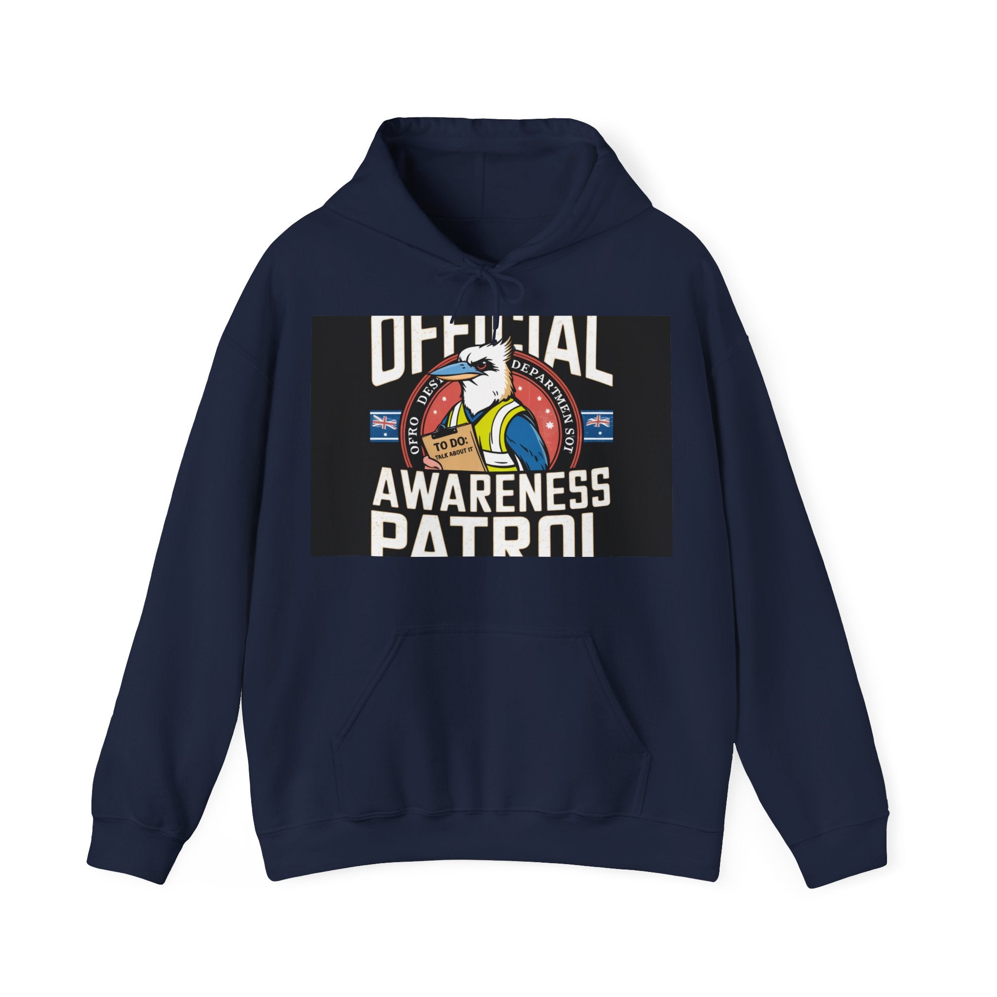 Official Awareness Patrol - Trendy Teez Funny Hoodie mockup