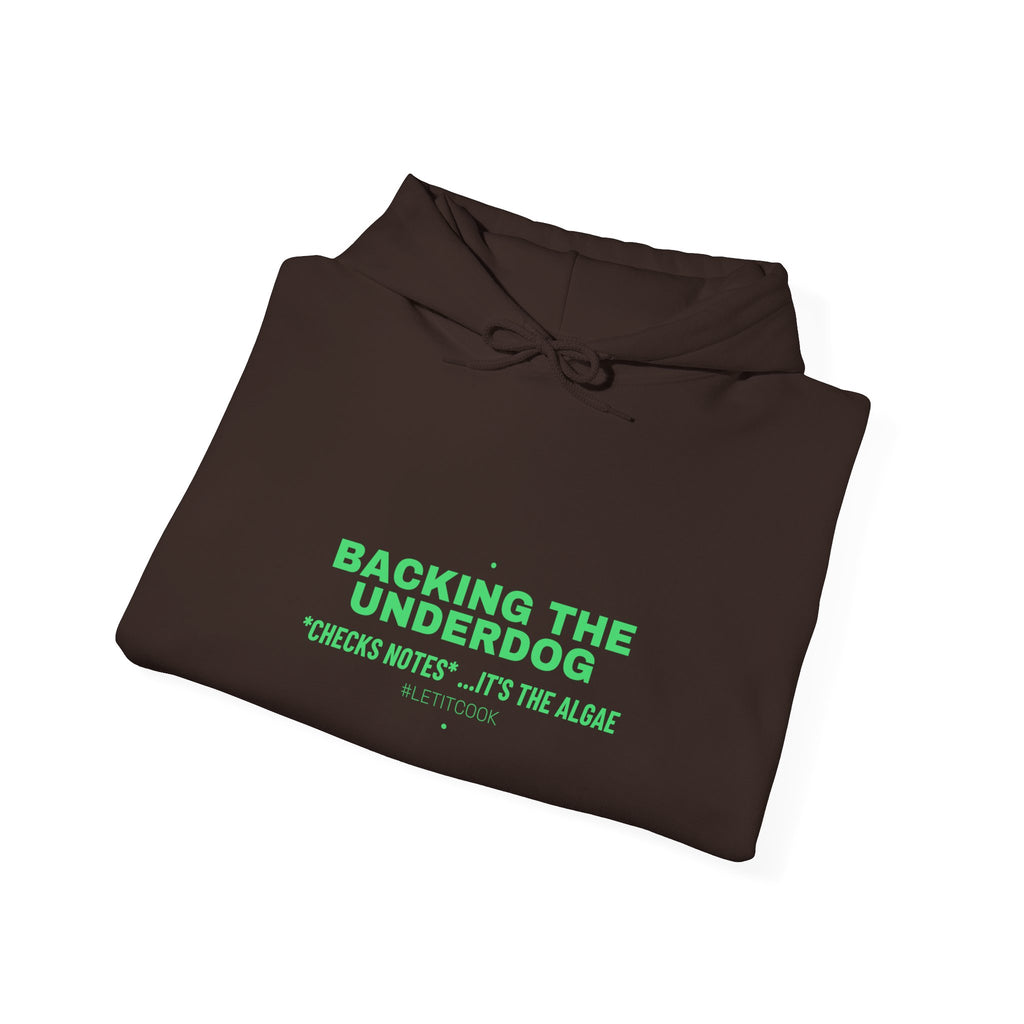 Backing The Underdog - Trendy Teez Funny Hoodie mockup