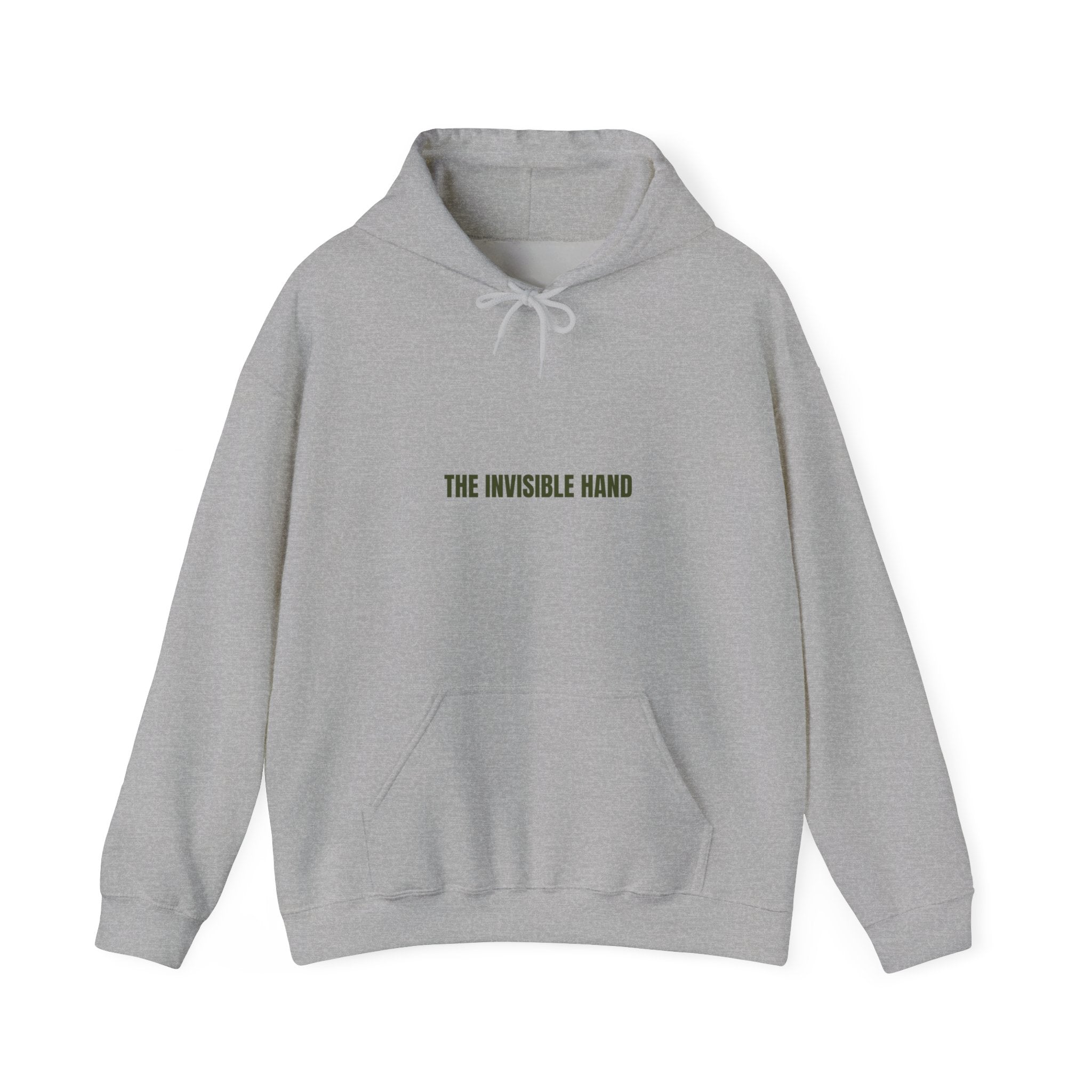 The Invisible Hand - Trendy Teez Funny Hoodie mockup