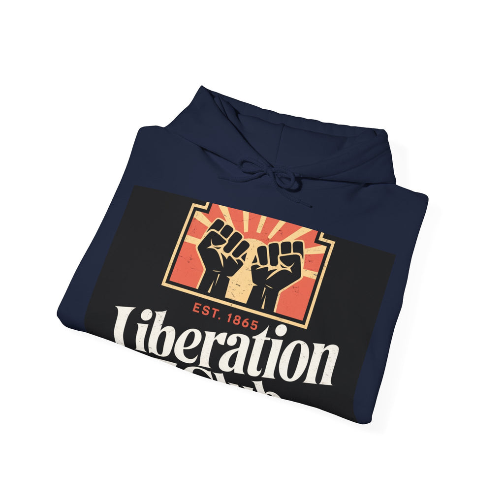 Liberation Club - Trendy Teez Funny Hoodie mockup