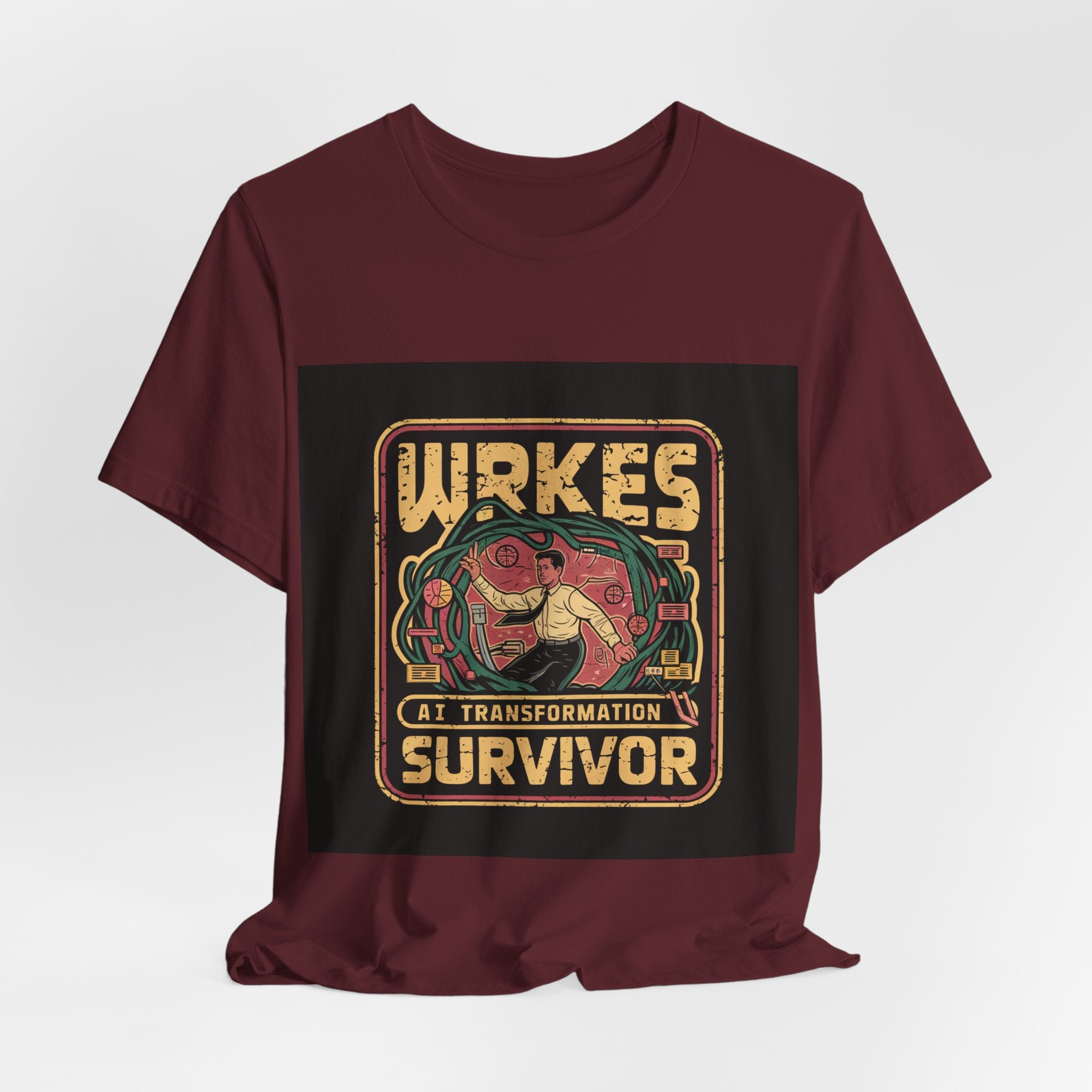 Ai Transformation Survivor - Trendy Teez Funny Tee mockup