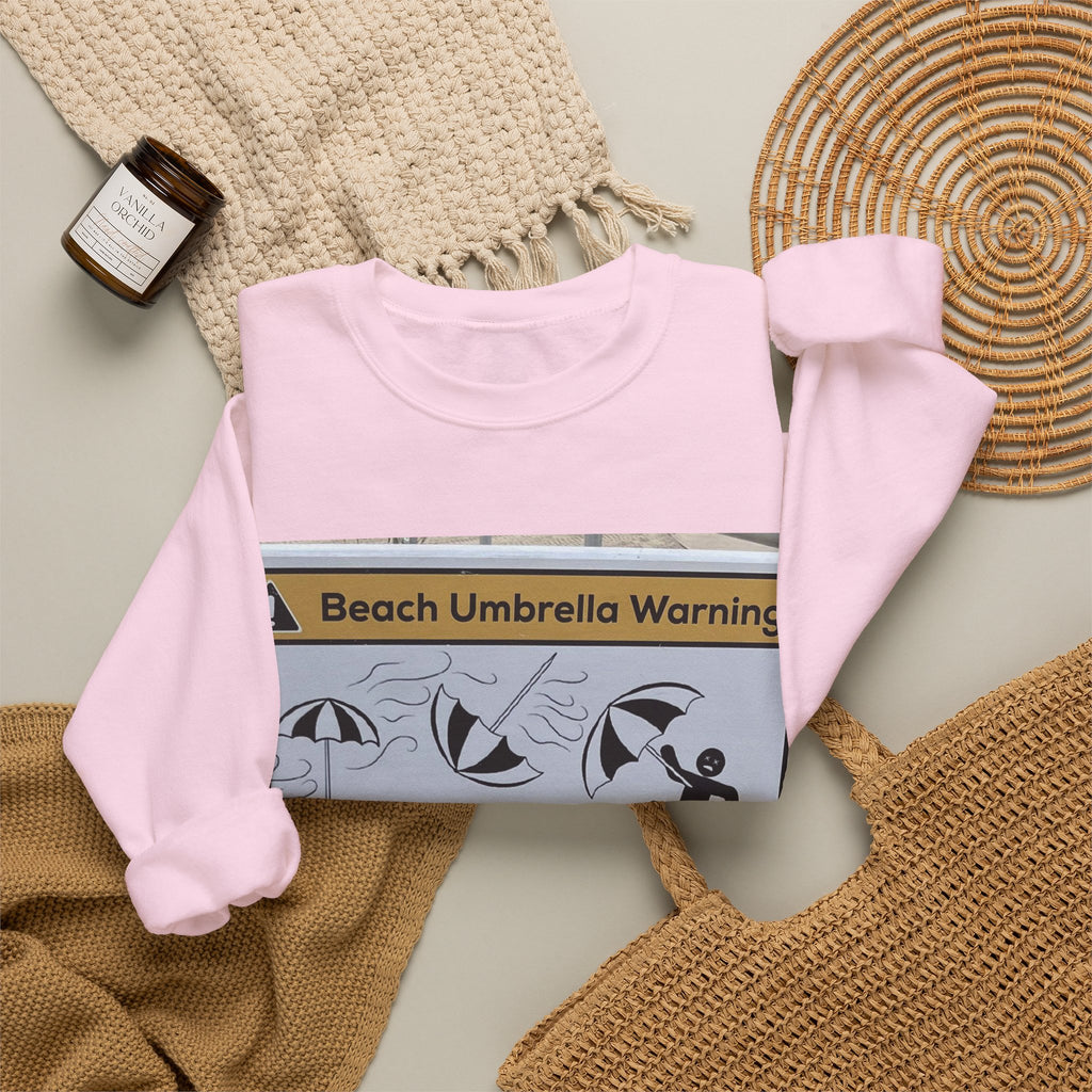 Flying Beach Umbrellas (Ocean City, Nj) — Hard Crewneck