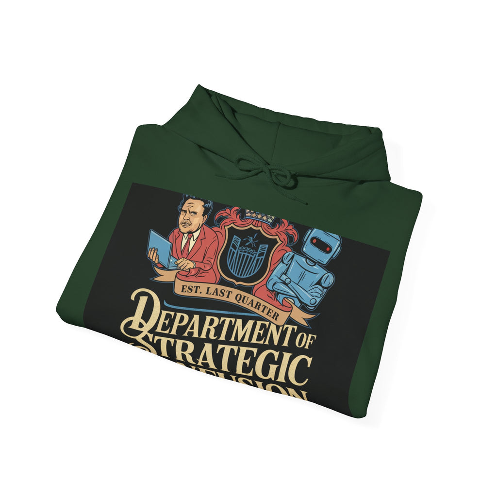 Department Of Strategic Confusion - Trendy Teez Funny Hoodie mockup