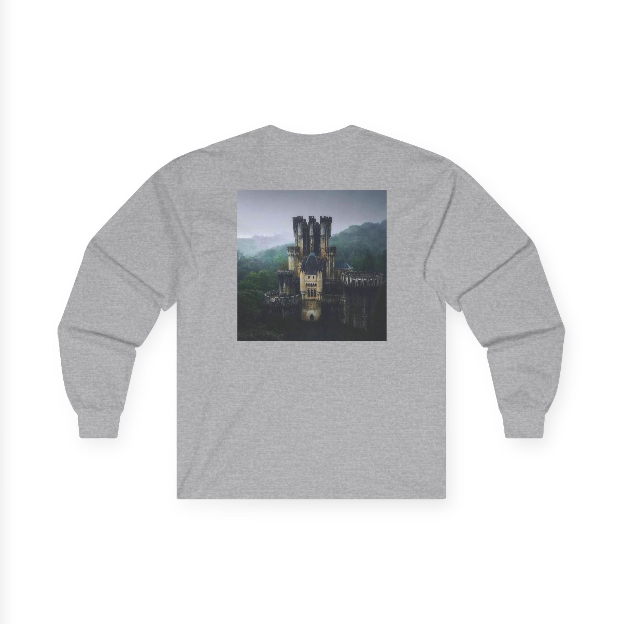 Butrón Castle (Gatika, Spain) — Hard Long Sleeve (Back Print)