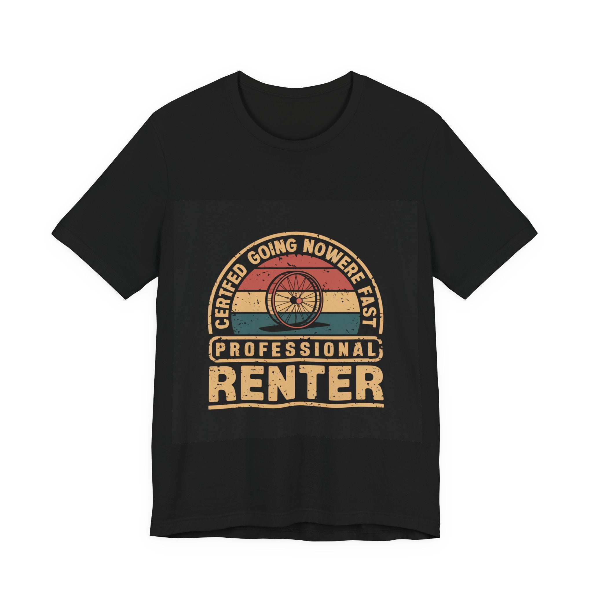 Professional Renter - Trendy Teez Funny Tee mockup