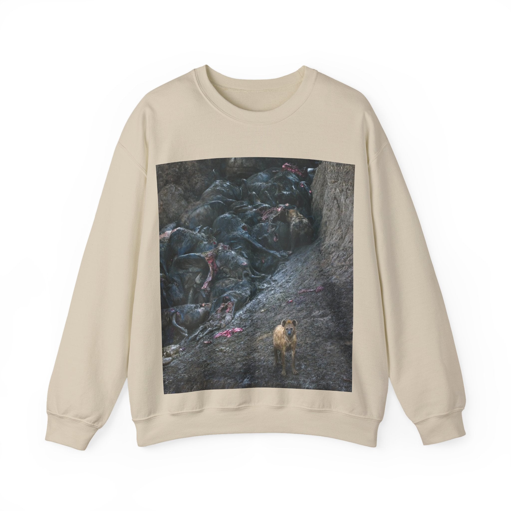 Feast / In The Surge To Cross The Mara River Th... — Hard Crewneck
