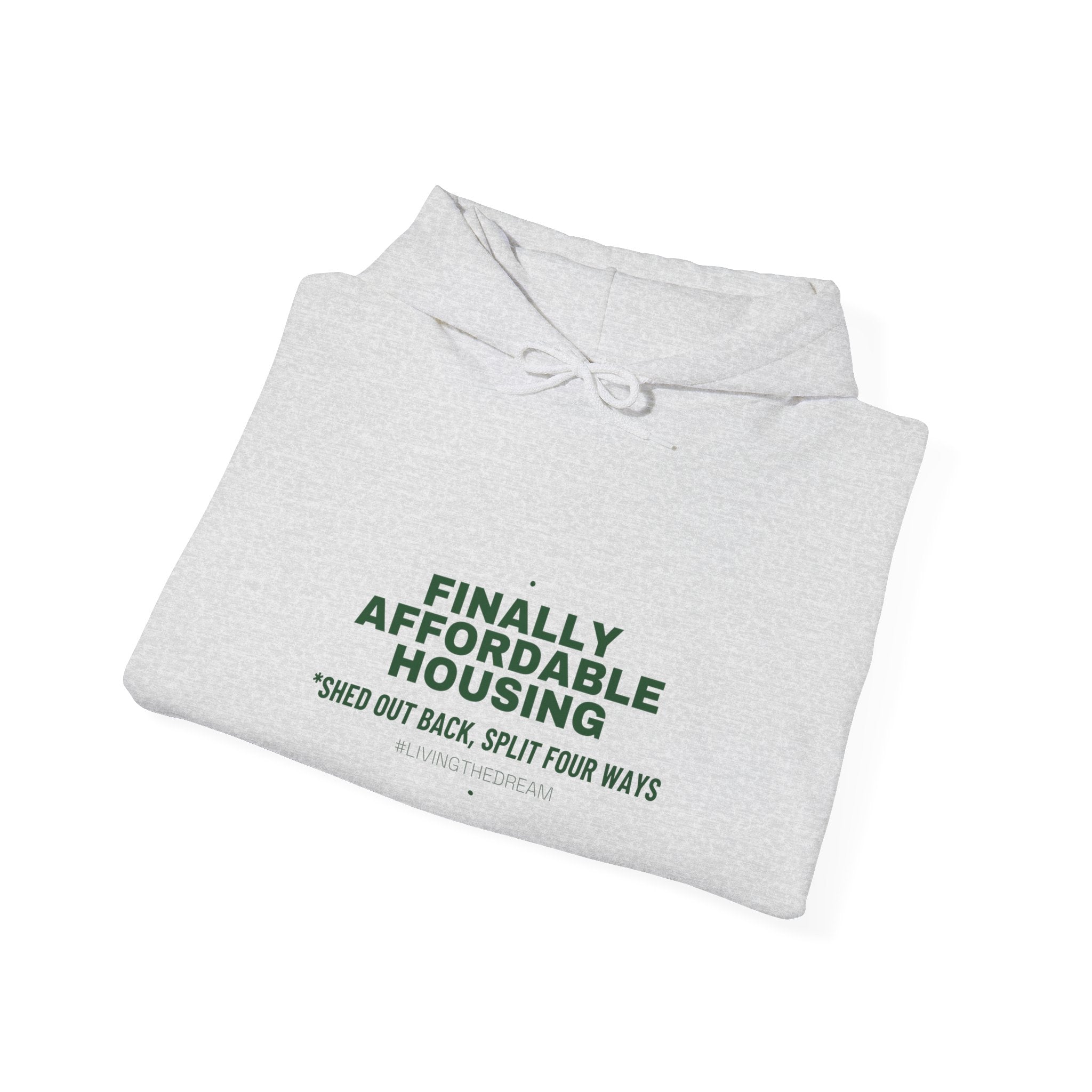 Finally Affordable Housing - Trendy Teez Funny Hoodie mockup