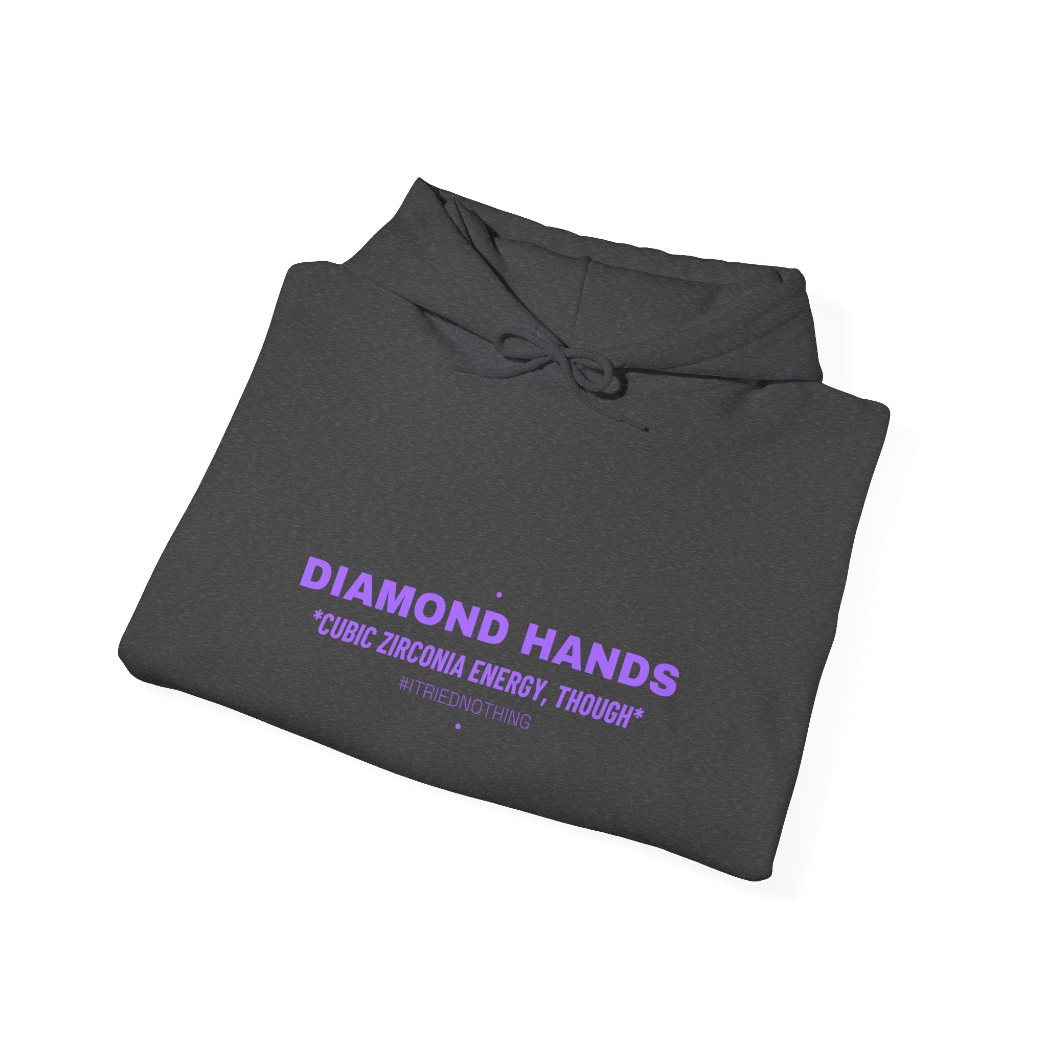 Diamond Hands - Trendy Teez Funny Hoodie mockup