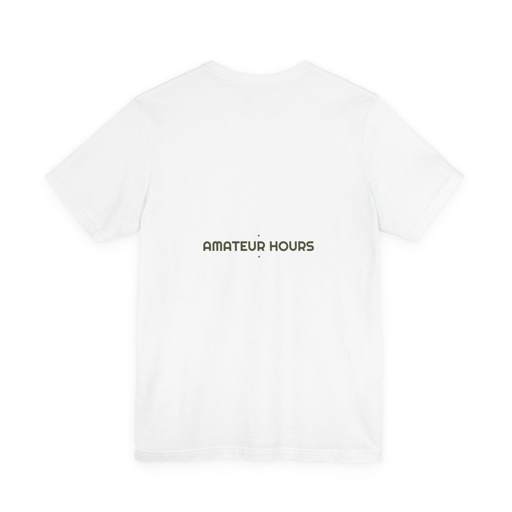 Amateur Hours - Trendy Teez Funny Tee (Back Print) mockup
