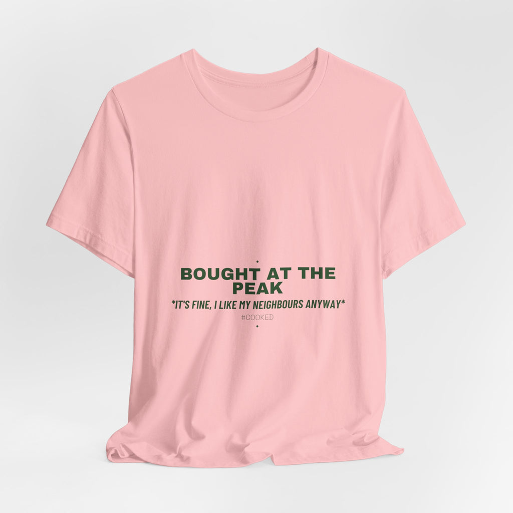 Bought At The Peak - Trendy Teez Funny Tee mockup