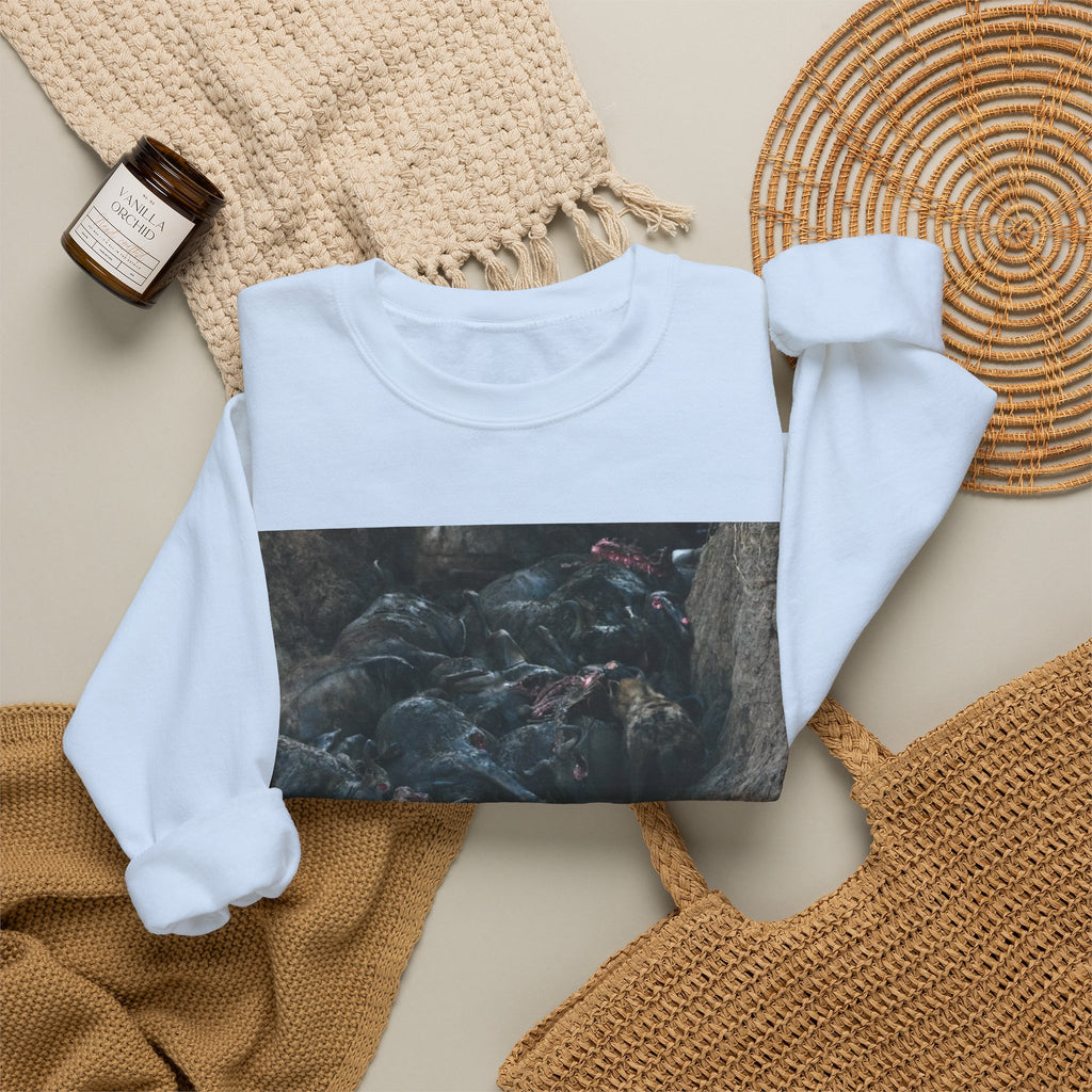 Feast / In The Surge To Cross The Mara River Th... — Hard Crewneck
