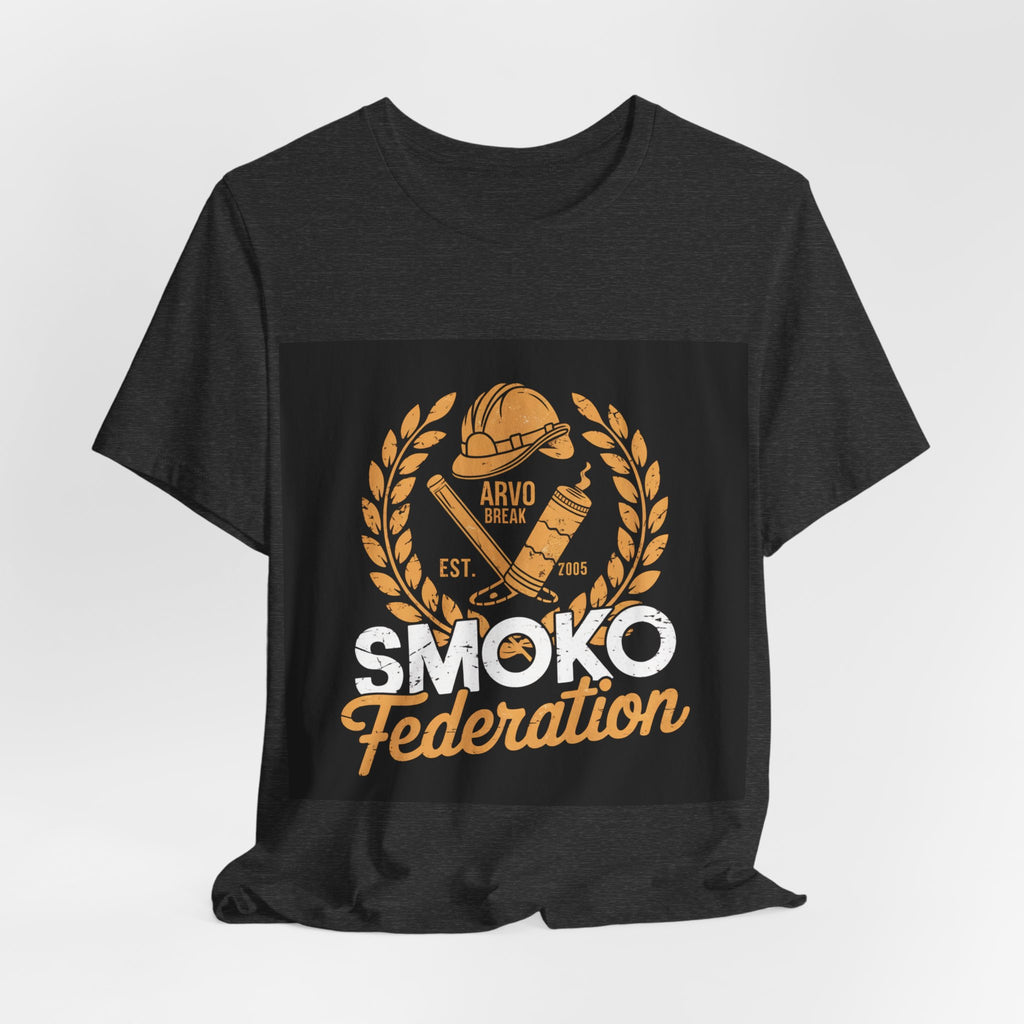 Smoko Federation - Trendy Teez Funny Tee mockup