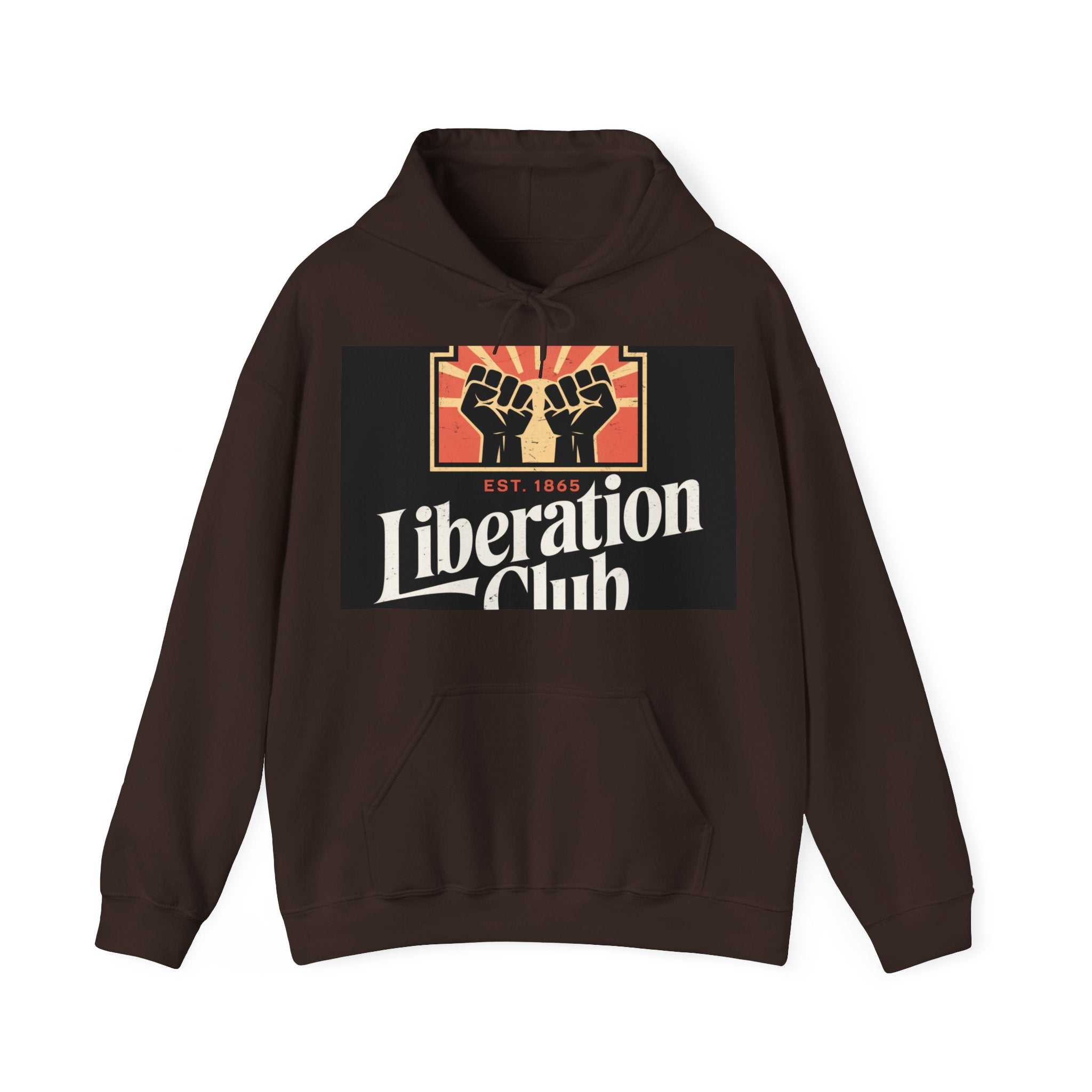 Liberation Club - Trendy Teez Funny Hoodie mockup