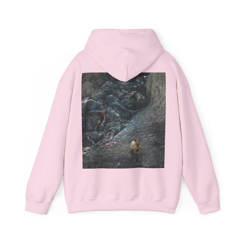 Feast / In The Surge To Cross The Mara River Th... — Hard Hoodie (Back Print)