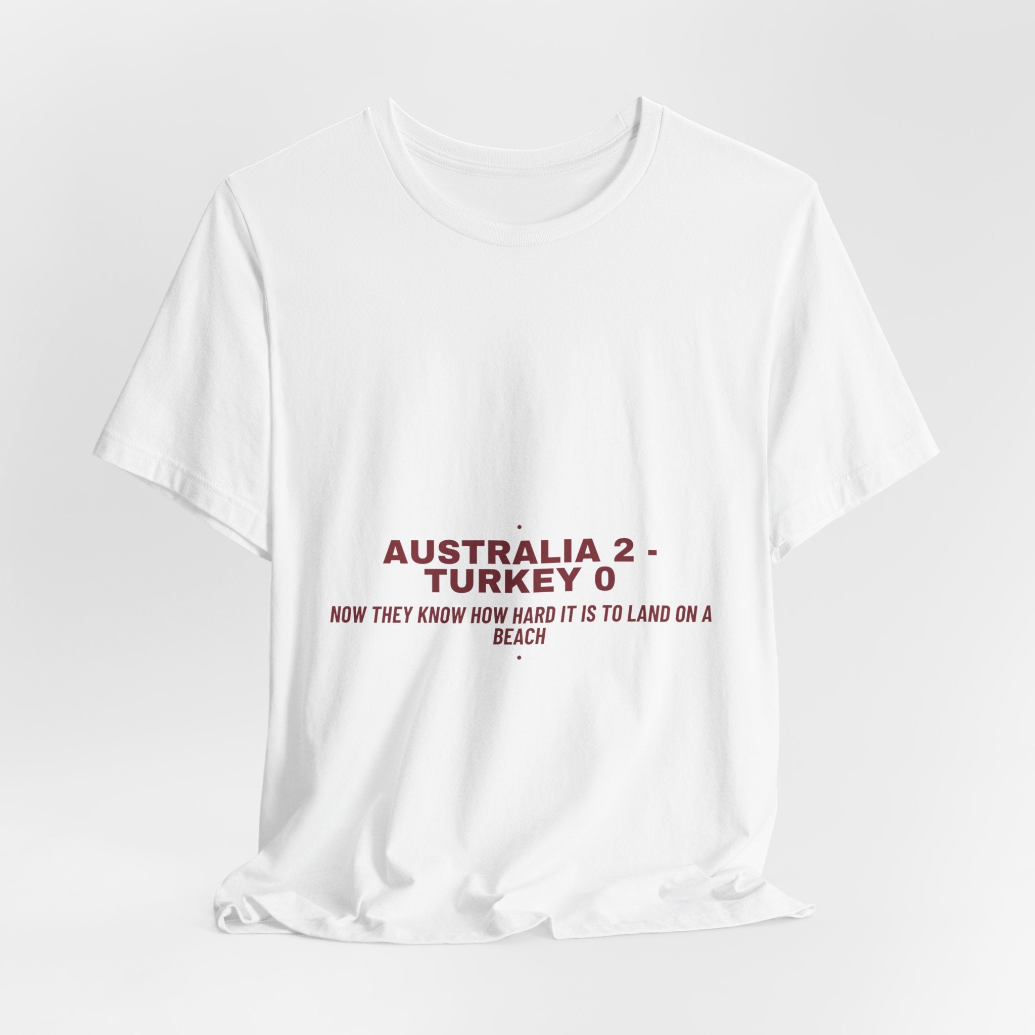 Australia 2 - Turkey 0 - Trendy Teez Funny Tee mockup