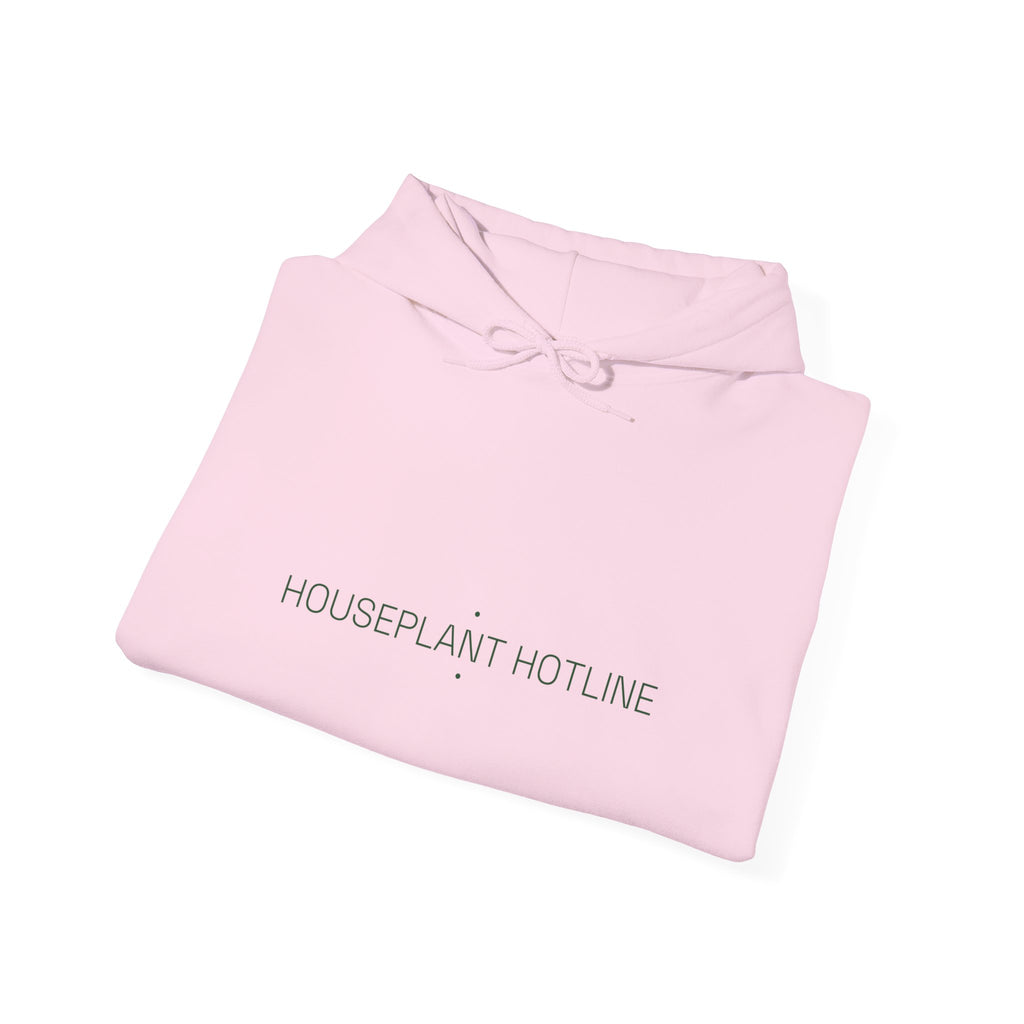 Houseplant Hotline - Trendy Teez Funny Hoodie mockup